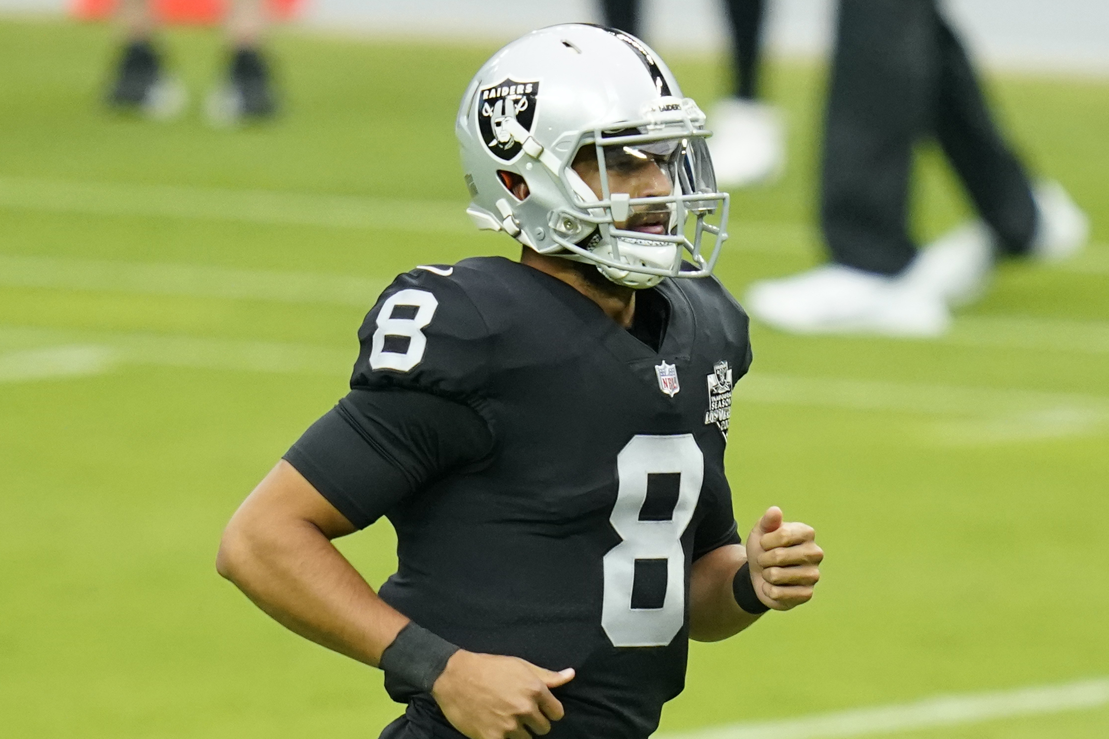 Raiders willing to bet on Nathan Peterman after Marcus Mariota injury