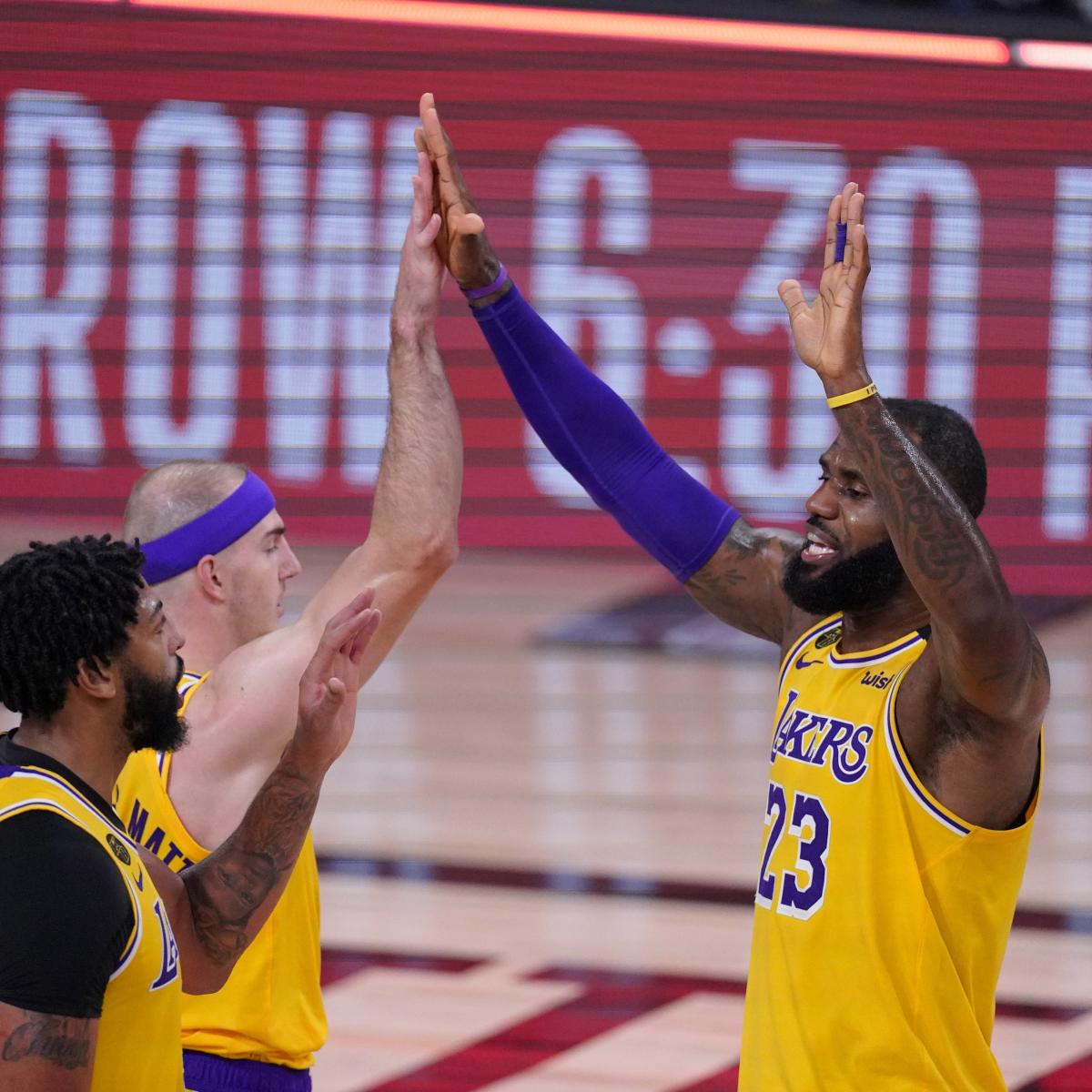 NBA Playoff Schedule 2020 Dates, TV Info for Remainder of Conference