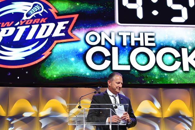 NLL Commissioner Nick Sakiewicz will announce the New York Riptide's first overall pick in the draft for the second year in a row.