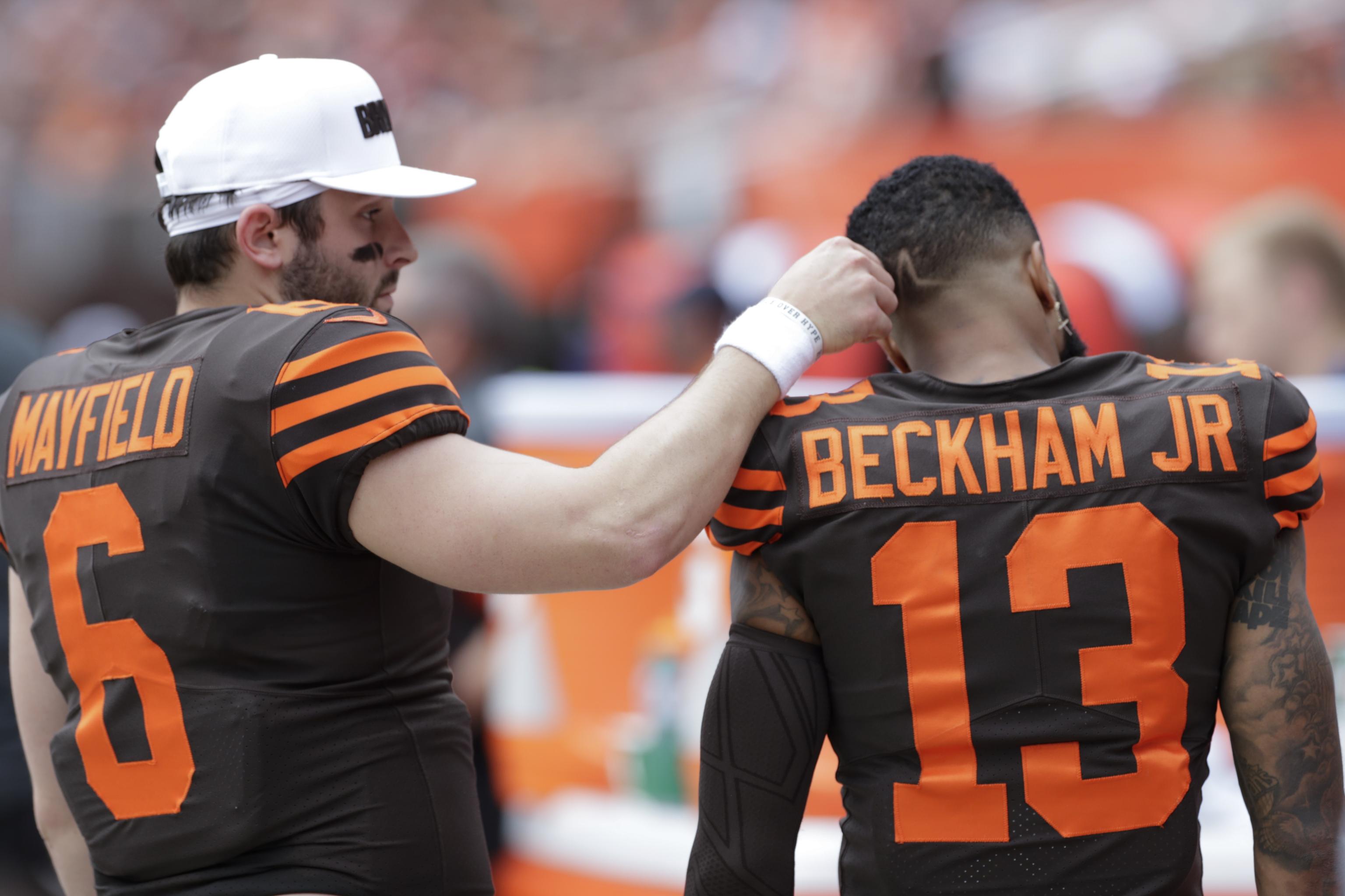 Browns' Baker Mayfield Says Odell Beckham Jr. Targets Must Come 'Naturally'  | Bleacher Report | Latest News, Videos and Highlights