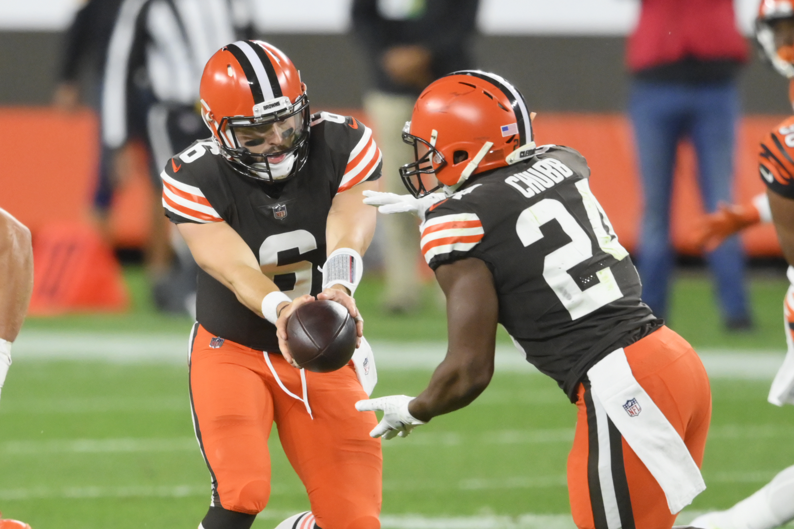 WATCH: Browns A.J. Green picks off Joe Burrow with Myles Garrett