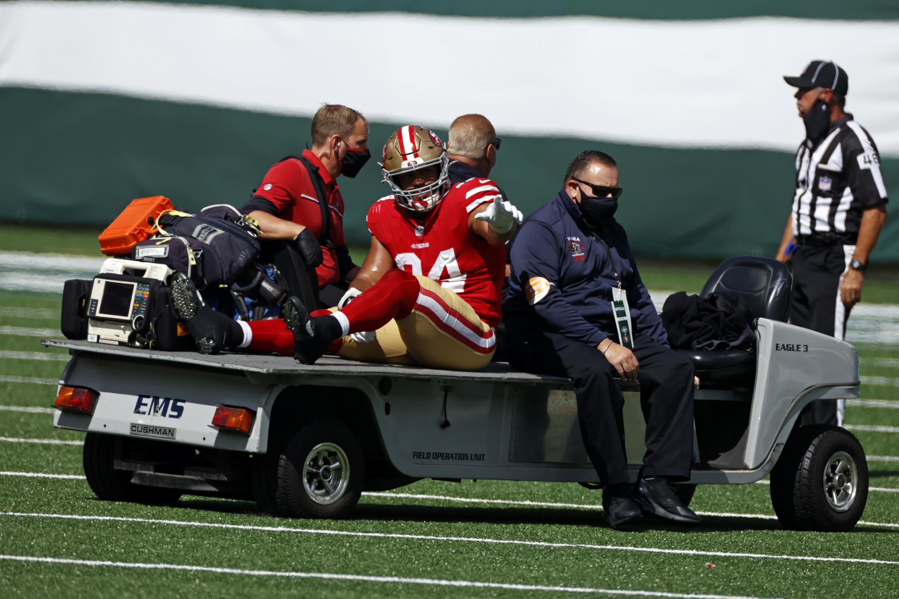 49ers blame MetLife Stadium's 'trash' turf for costly injuries