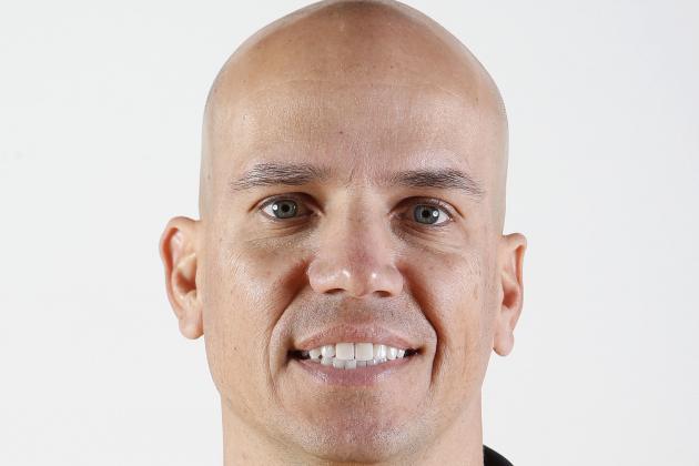 Phoenix Suns assistant coach Nate Bjorkgren during the Suns NBA basketball media day Monday, Sept. 28, 2015, in Phoenix. (AP Photo/Ross D. Franklin)
