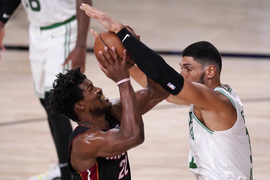 Jimmy Butler Heat Defeat Celtics Will Face Lebron James Lakers In Nba Finals Bleacher Report Latest News Videos And Highlights