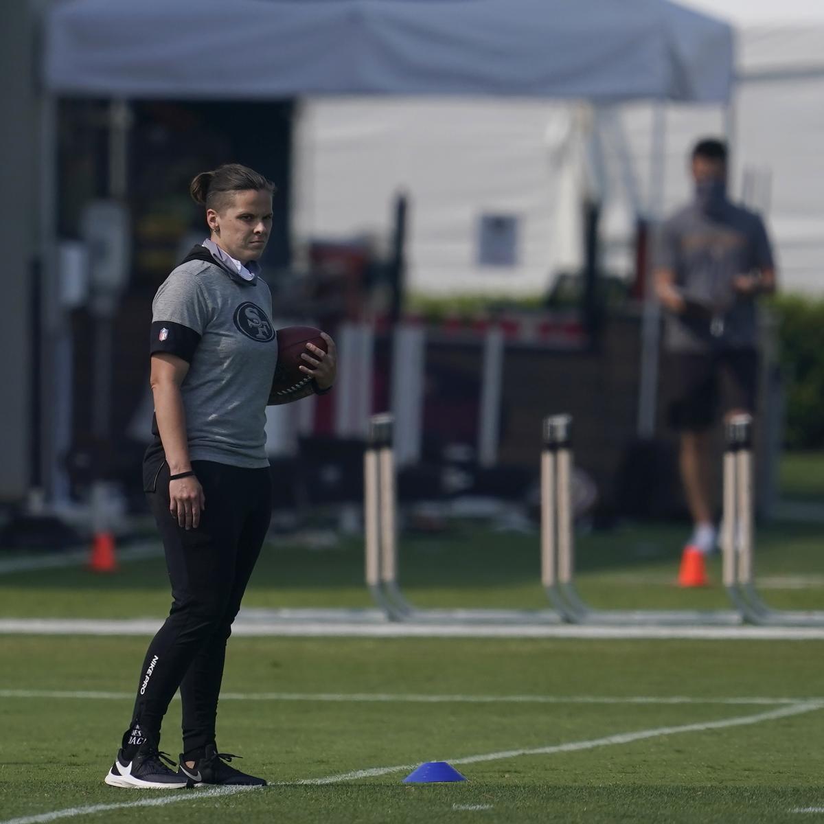 Katie Sowers Sister Liz Says 49ers Disrespected Coach With Team Plane Seat Bleacher Report Latest News Videos And Highlights