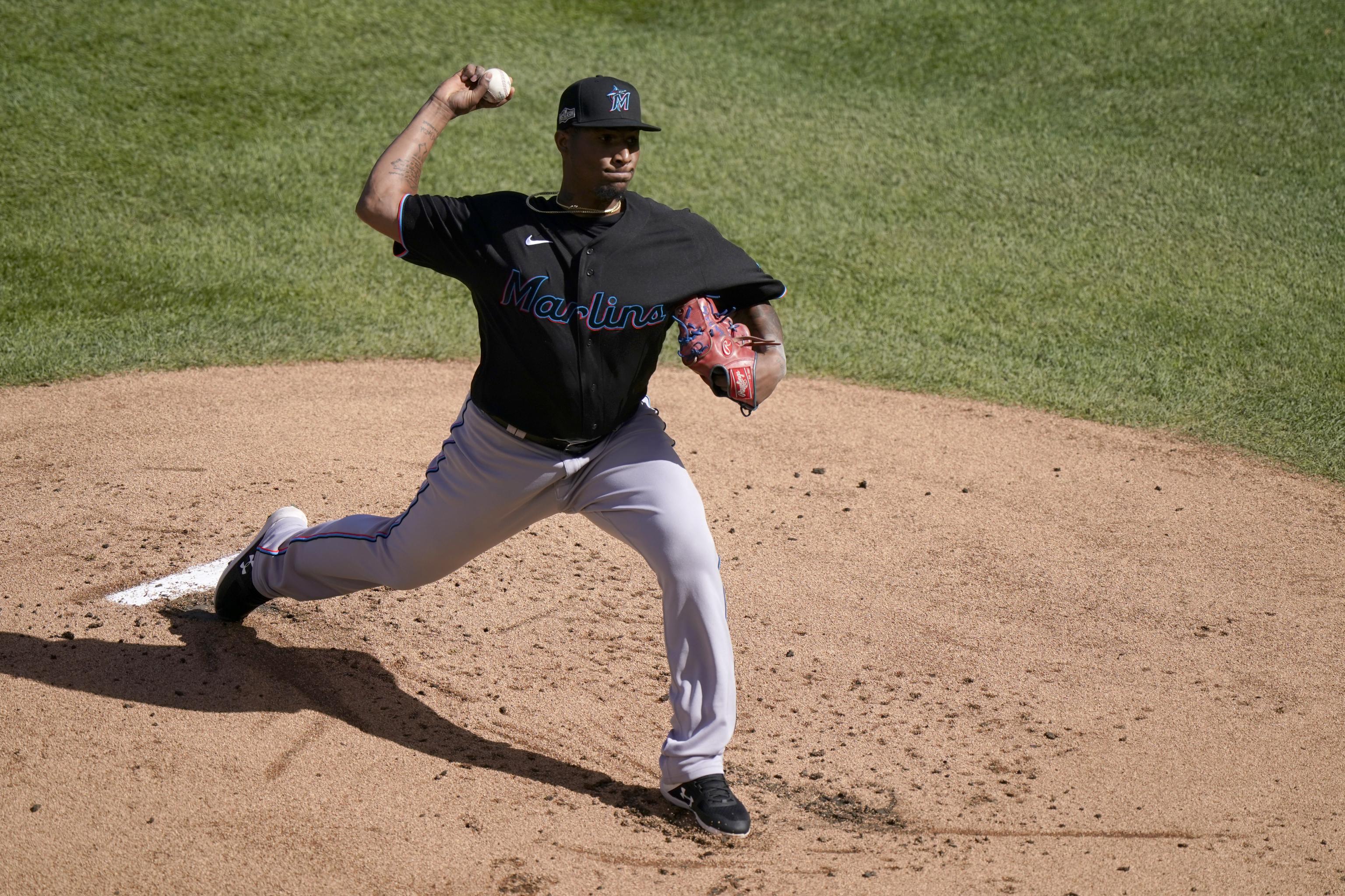 Marlins' Sixto Sanchez had inspiration in game against Cubs