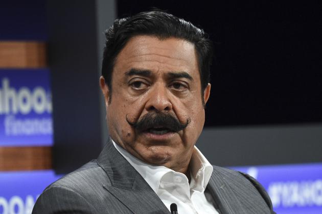 Jacksonville Jaguars owner Shad Khan participates in the Yahoo Finance All Markets Summit at Union West on Thursday, Oct. 10, 2019, in New York. (Photo by Evan Agostini/Invision/AP)