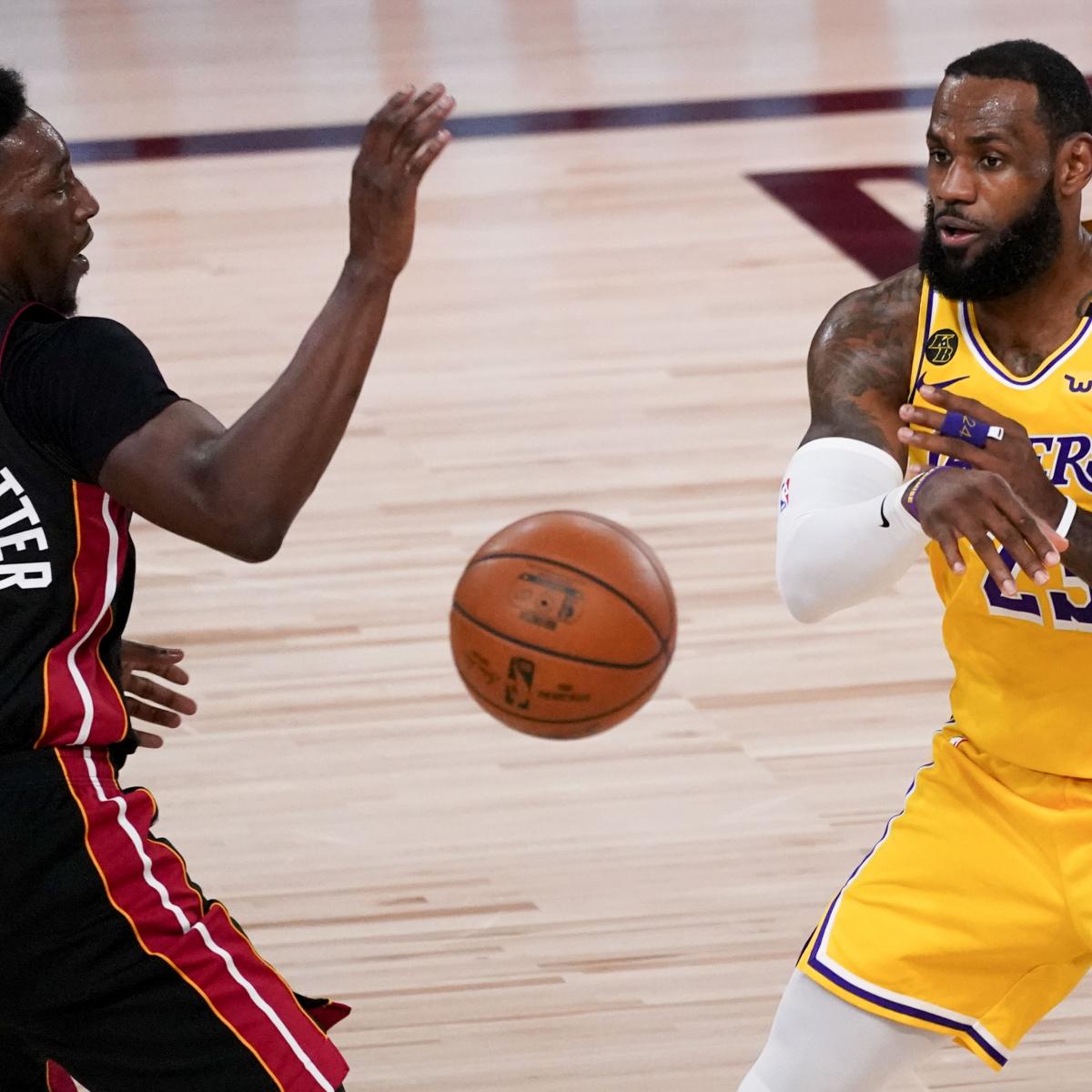 NBA Finals 2020: Heat vs. Lakers TV Schedule, Odds, Game 5 ...