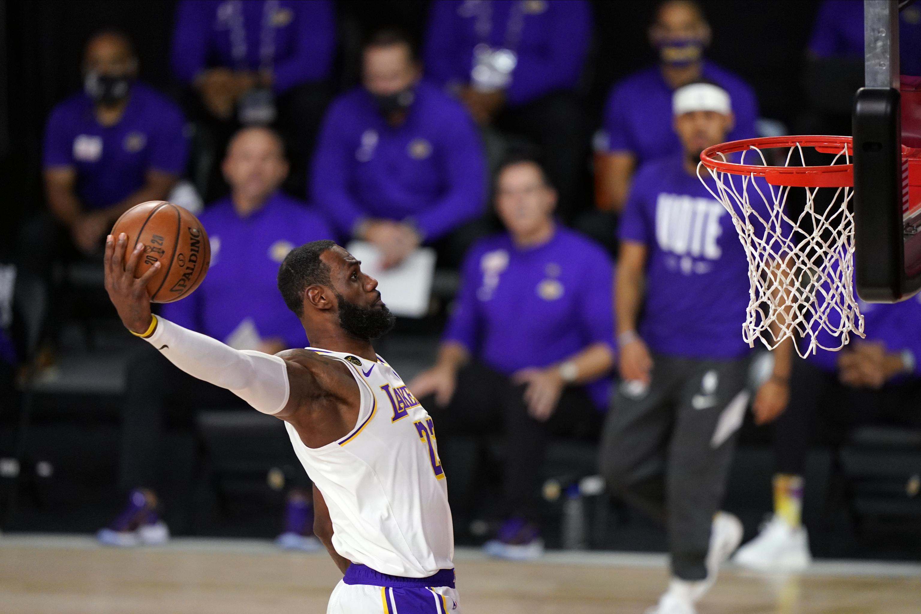 Lakers' LeBron James after winning fourth NBA championship: 'I just want my  damn respect' 