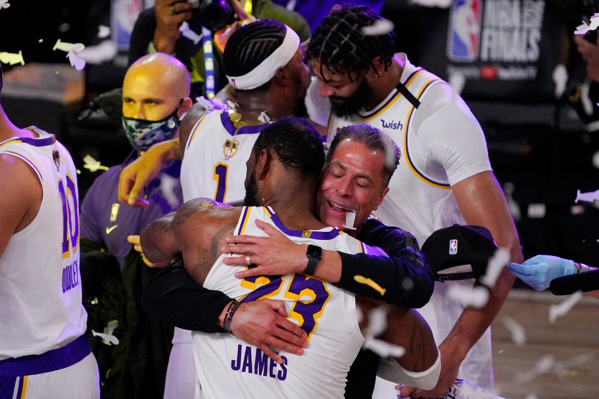 Vanessa Bryant Celebrates Rob Pelinka, Lakers' 2020 NBA Title Win