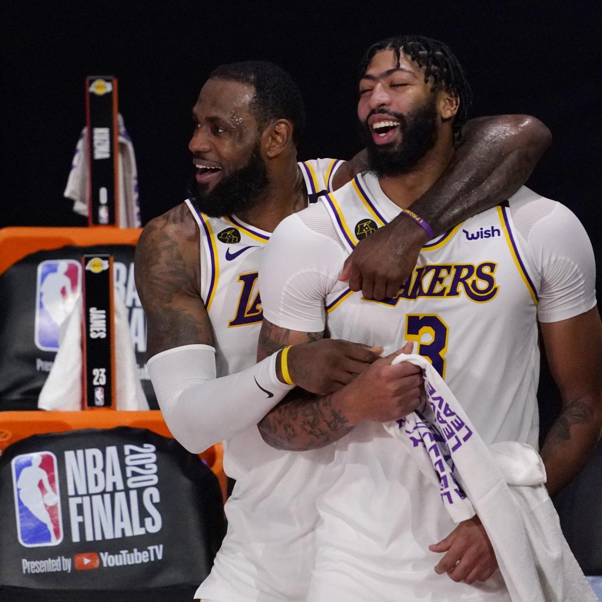 LeBron James and Anthony Davis Sign Up for Lakers' Bright Future