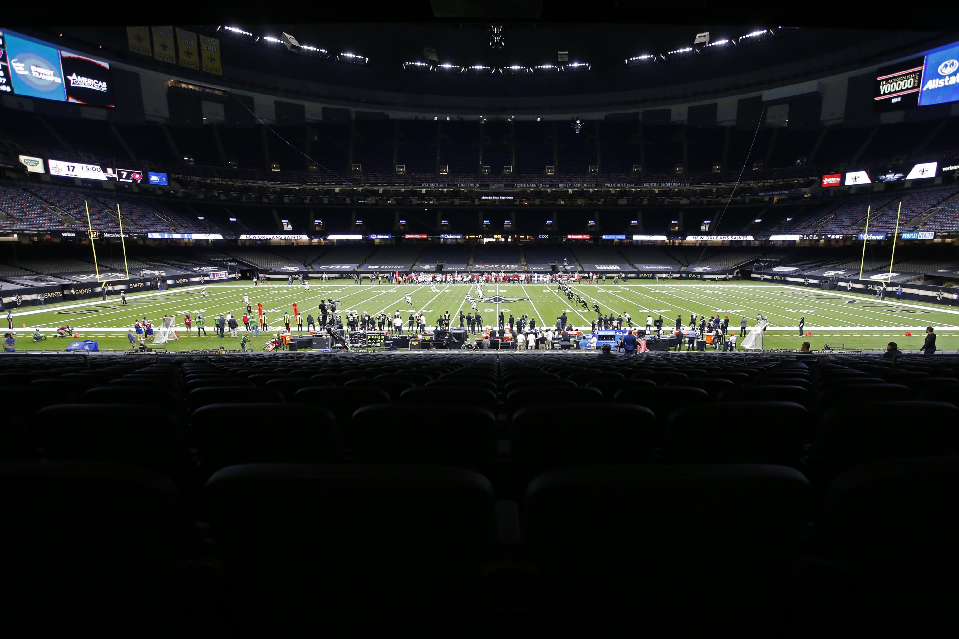 Saints request Mayor Cantrell increase Superdome fan attendance to