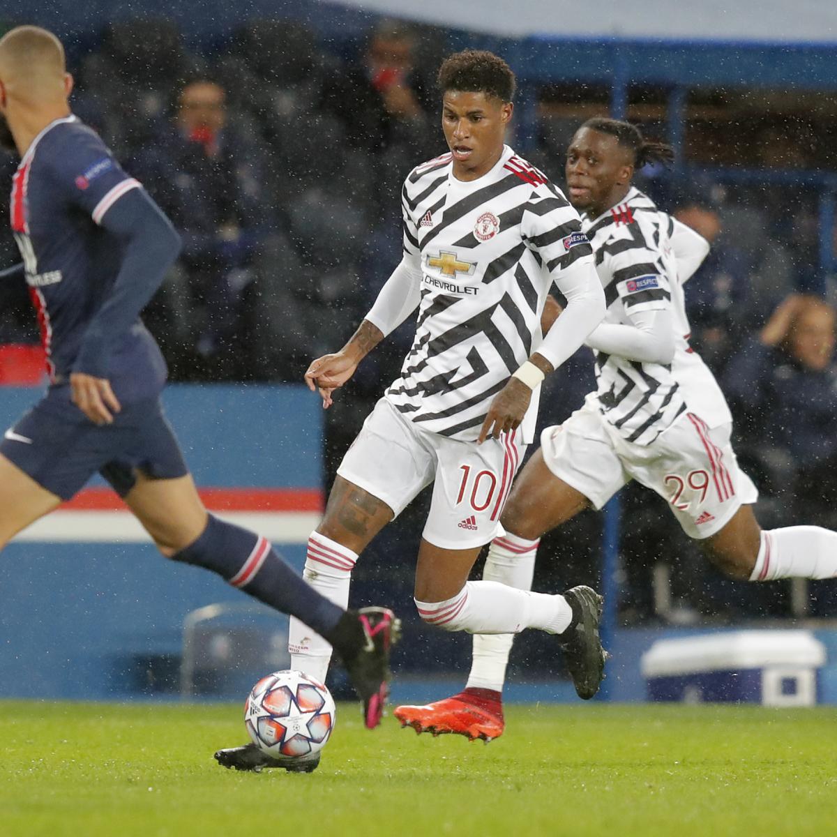 Marcus Rashford, Manchester United Beat PSG 2-1 in 2020 UEFA Champions