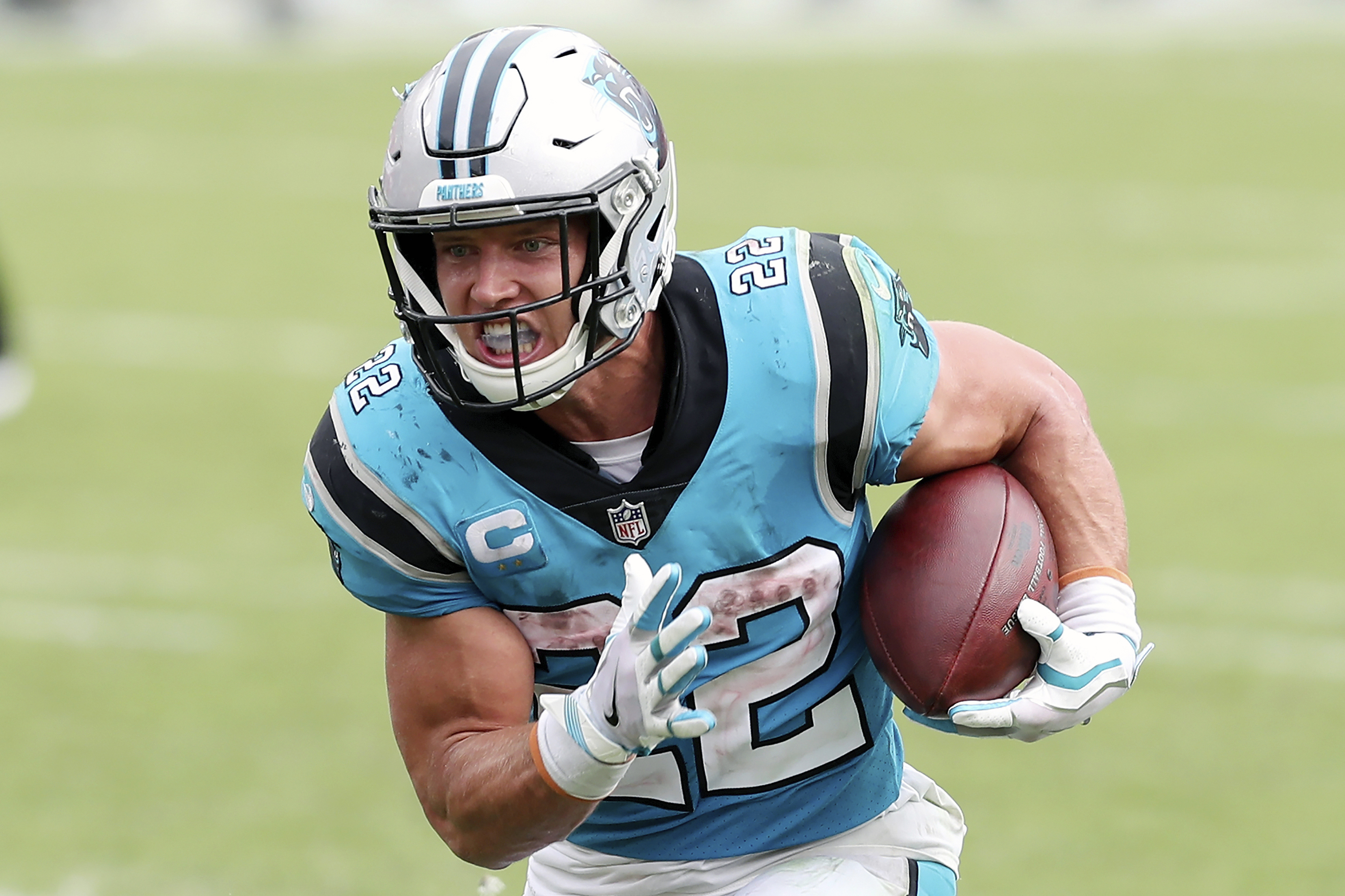 Christian McCaffrey Carolina Panthers v New Orleans Saints 2019