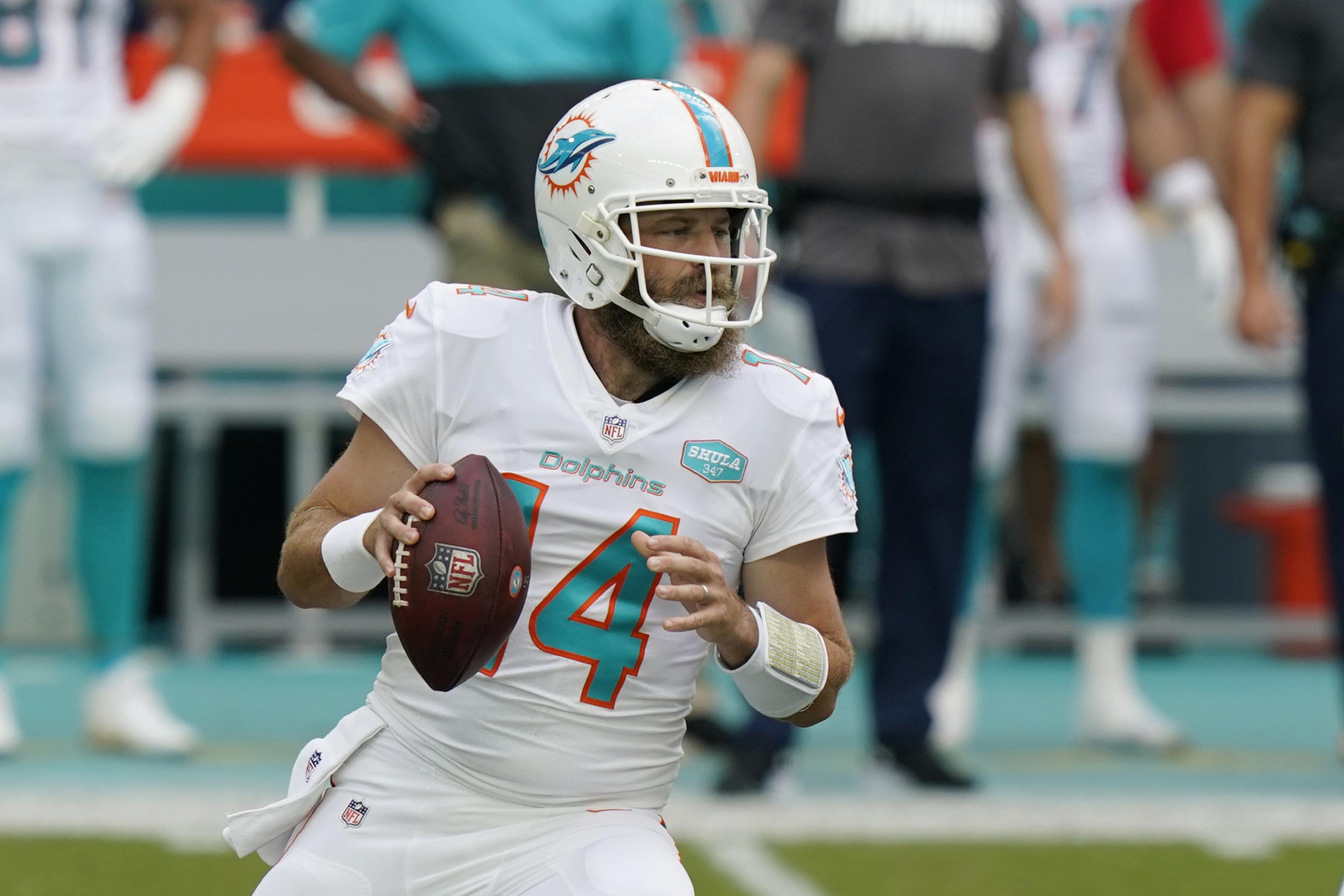 Miami Dolphins' Ryan Fitzpatrick on #DrewBreesArm talk: 'Overrated'