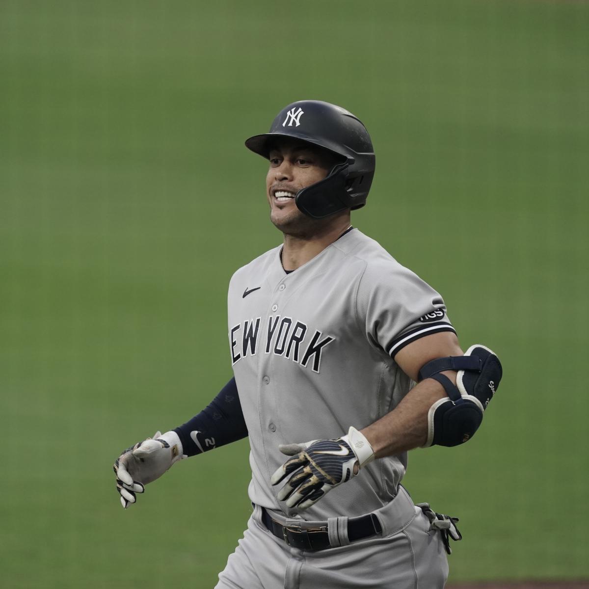 Giancarlo Stanton New York Yankees Game Used Worn Jersey 2021 6 Home Runs  MLB