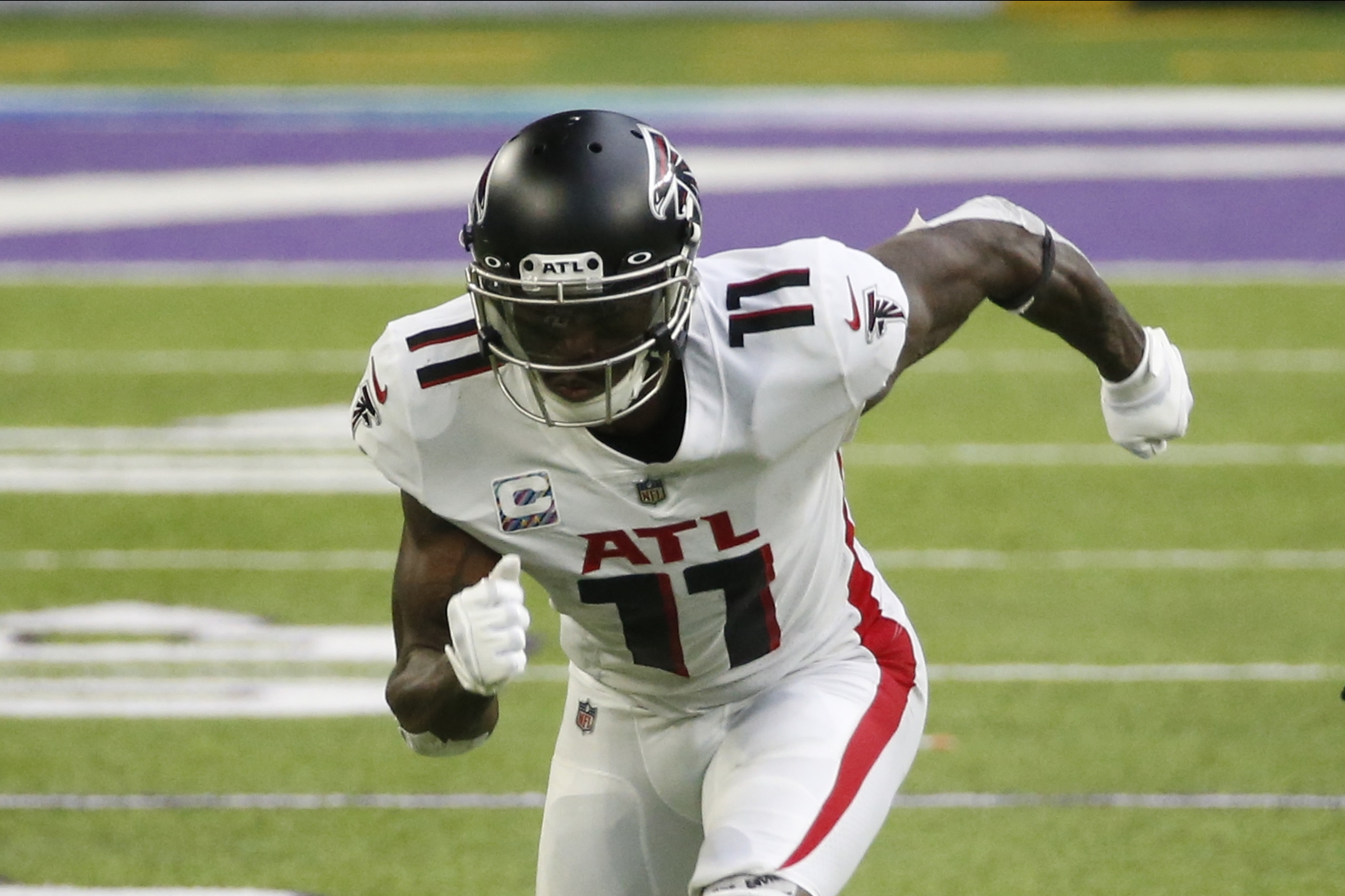 Julio Jones ruled out vs. Panthers with hamstring injury