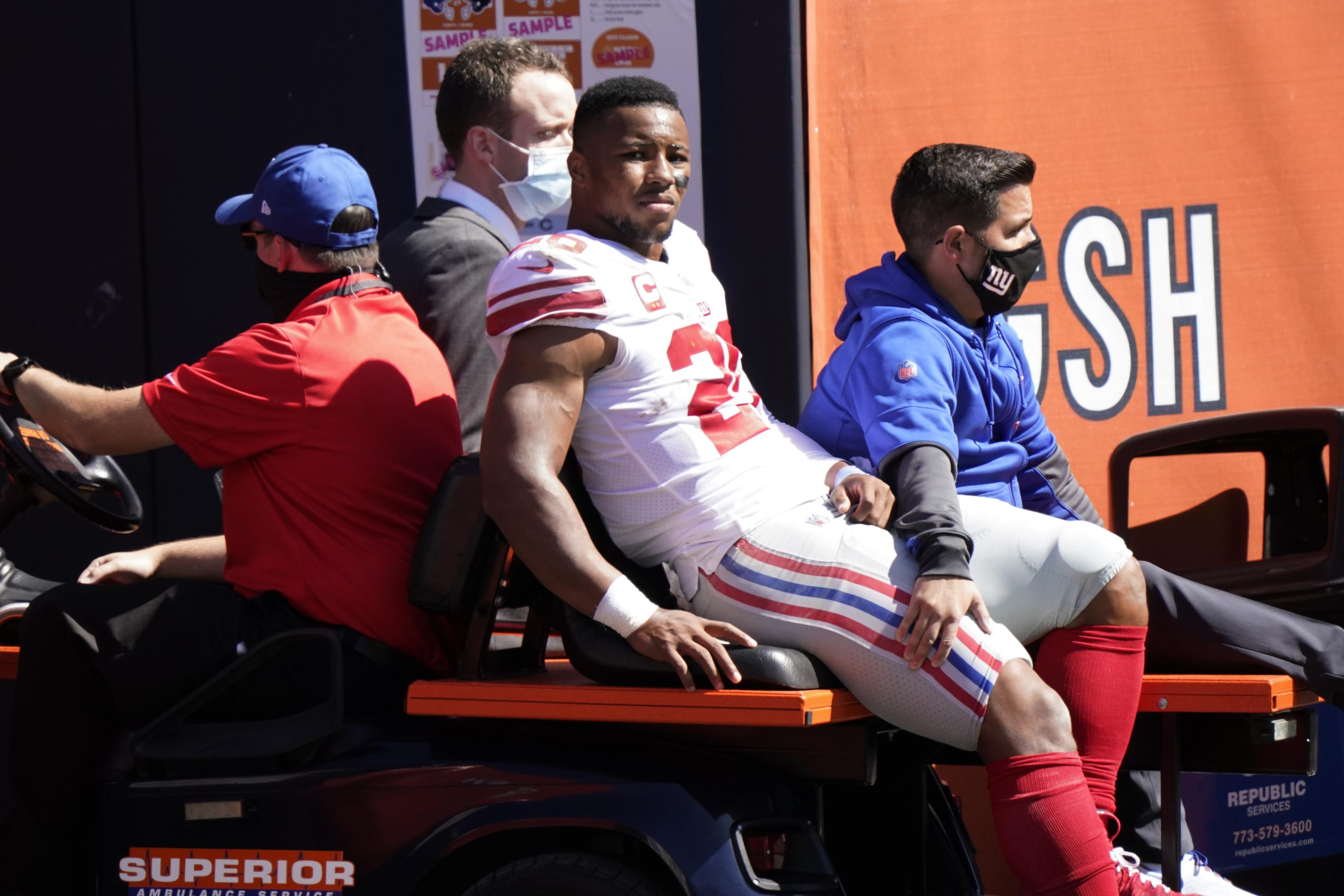 Giants' Saquon Barkley Reportedly Could Miss 2-4 Weeks with Ankle Injury, News, Scores, Highlights, Stats, and Rumors