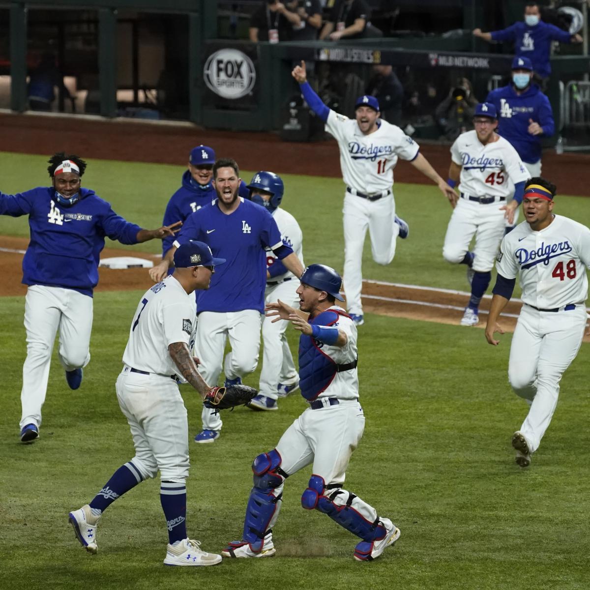 2021 World Series odds: Dodgers, Yankees open as co-favorites, followed by  Padres, Braves, Rays - DraftKings Network