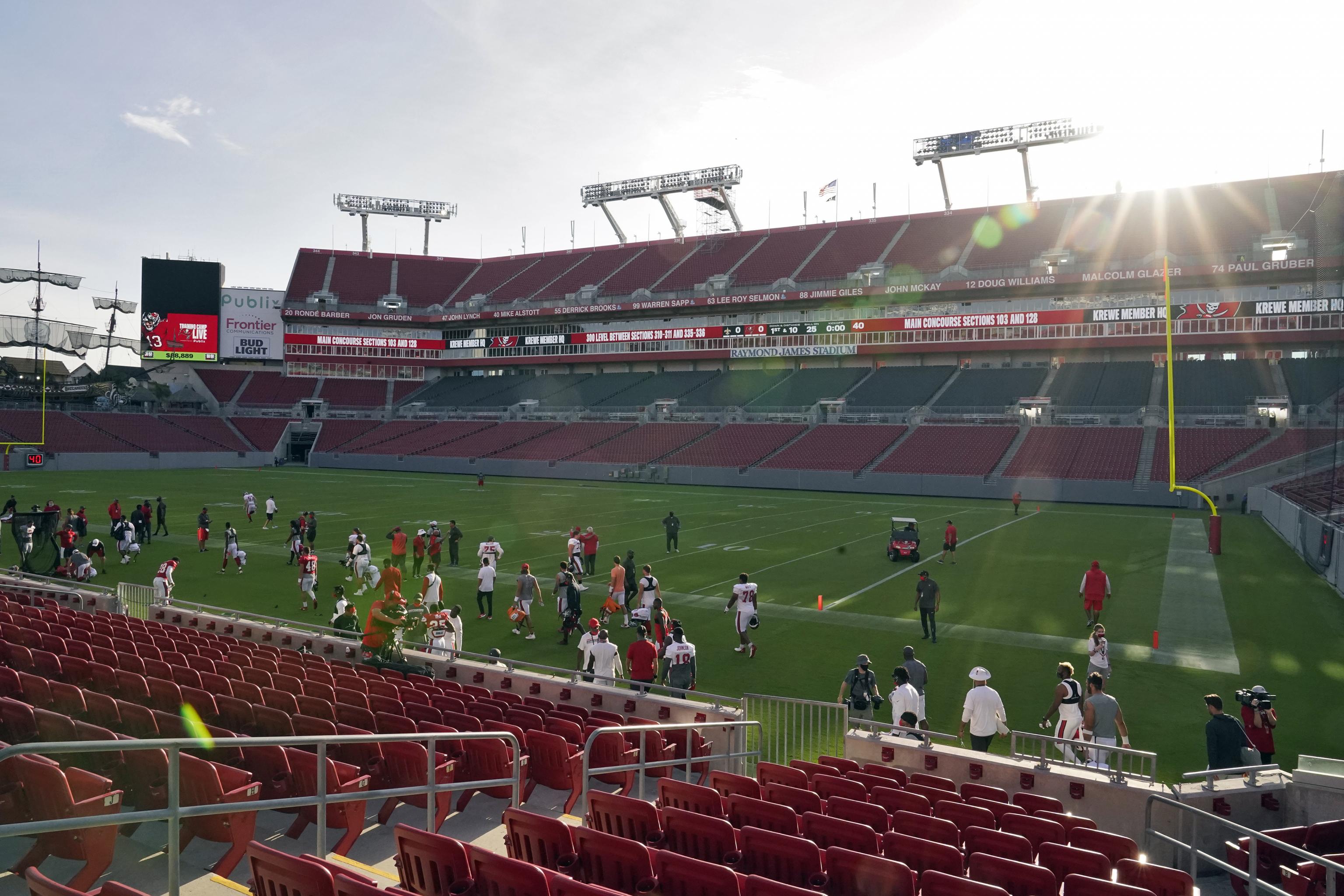 NFL plans for 20% capacity at Super Bowl in Tampa, ESPN reports