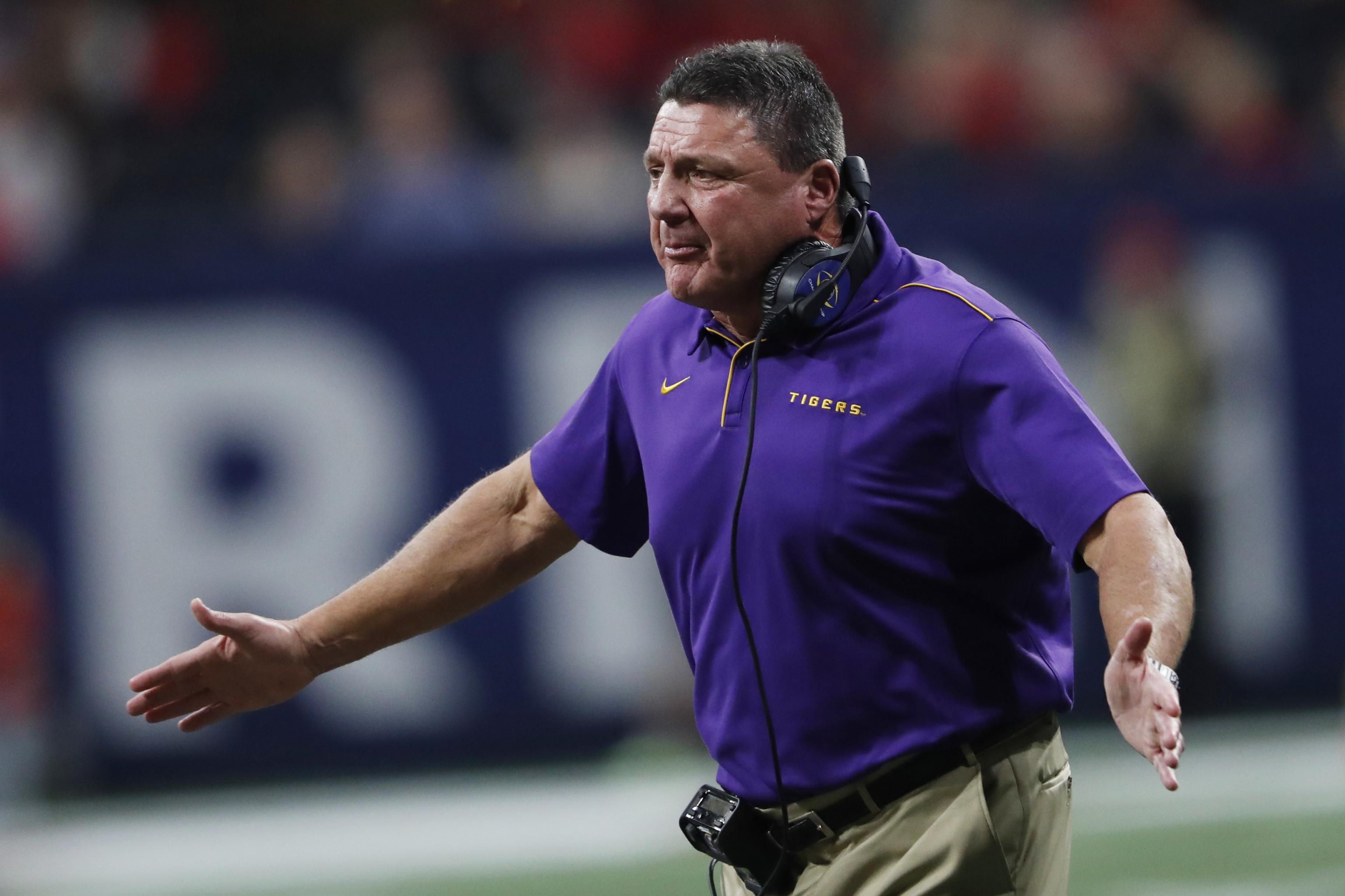 LSU's Ed Orgeron Volunteers to Take $300K Pay Cut for 2021 Season, News,  Scores, Highlights, Stats, and Rumors