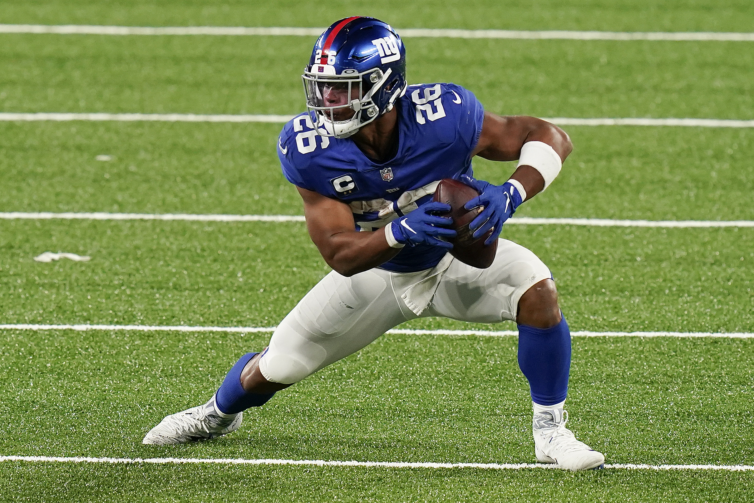 Giants Saquon Barkley takes first step in proving doubters wrong with big  Week 1