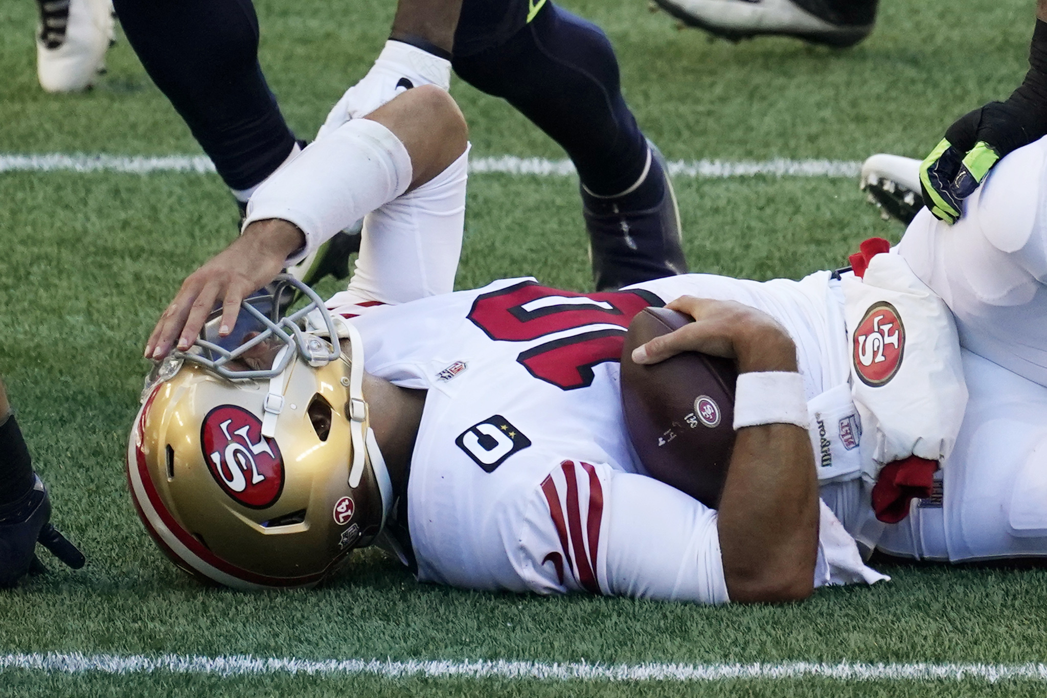 Jimmy Garoppolo Is Out For The Season With A Broken Foot