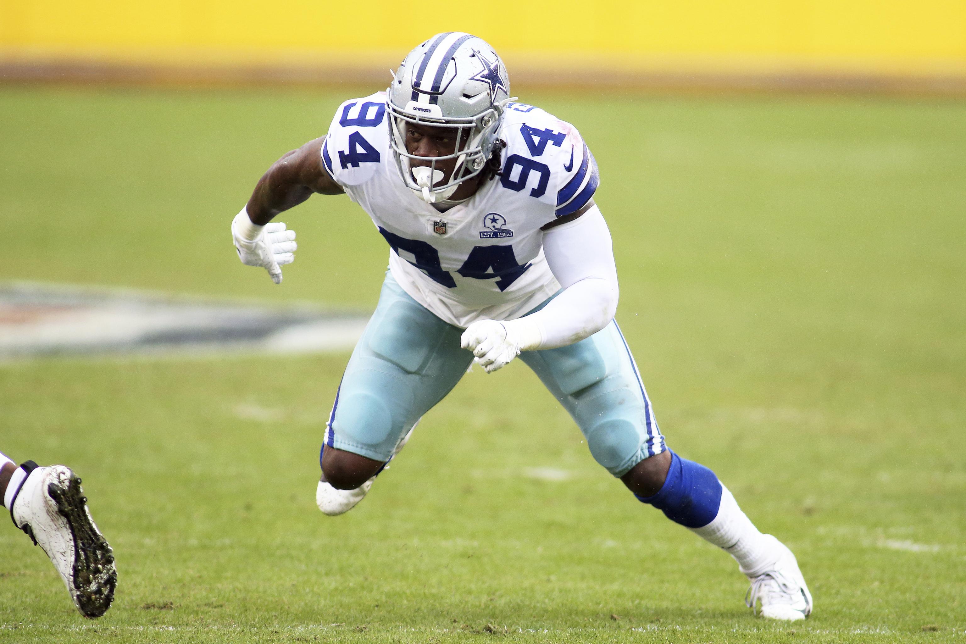 Dallas Cowboys defensive end Randy Gregory (94) plays against the