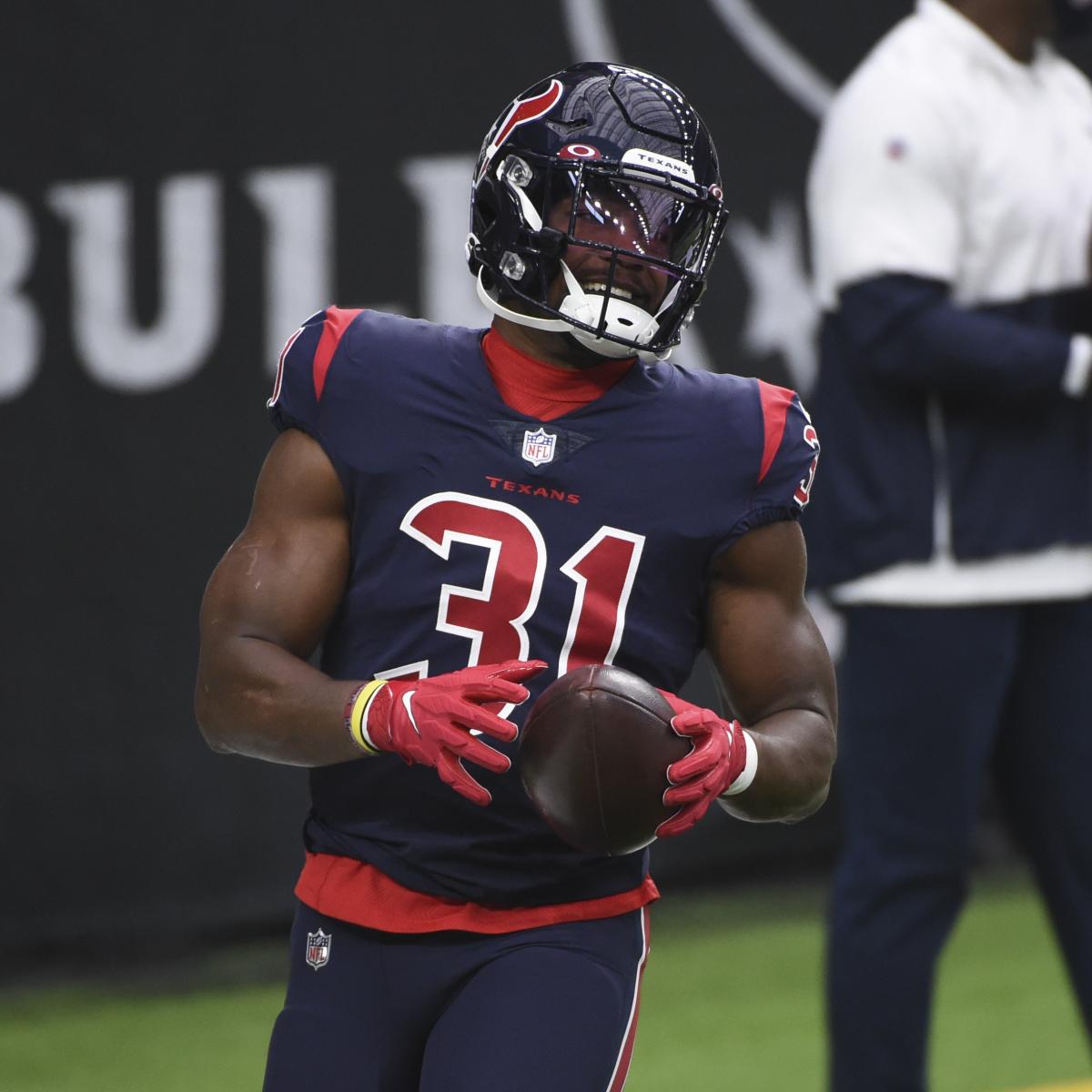 David Johnson Ruled Out with Concussion During Texans vs. Jaguars ...