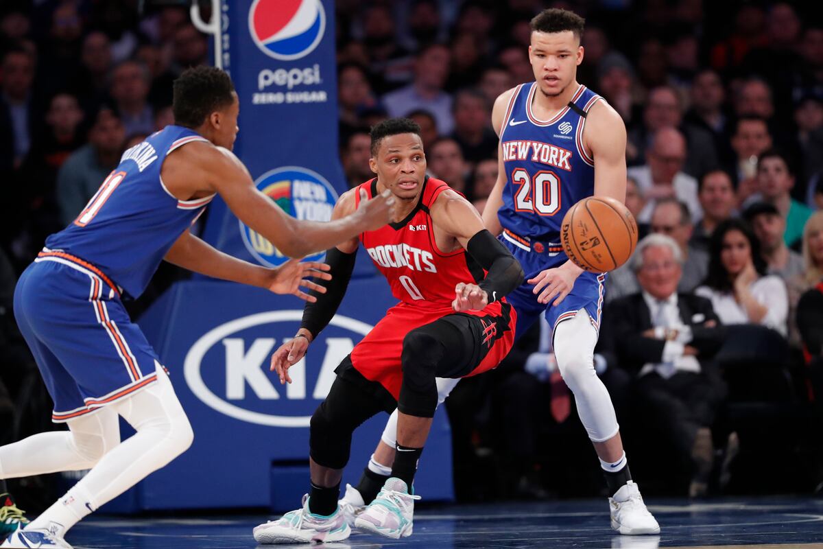 Russell Westbrook Trade Rumors Knicks 'Being Careful' Pursuing Rockets