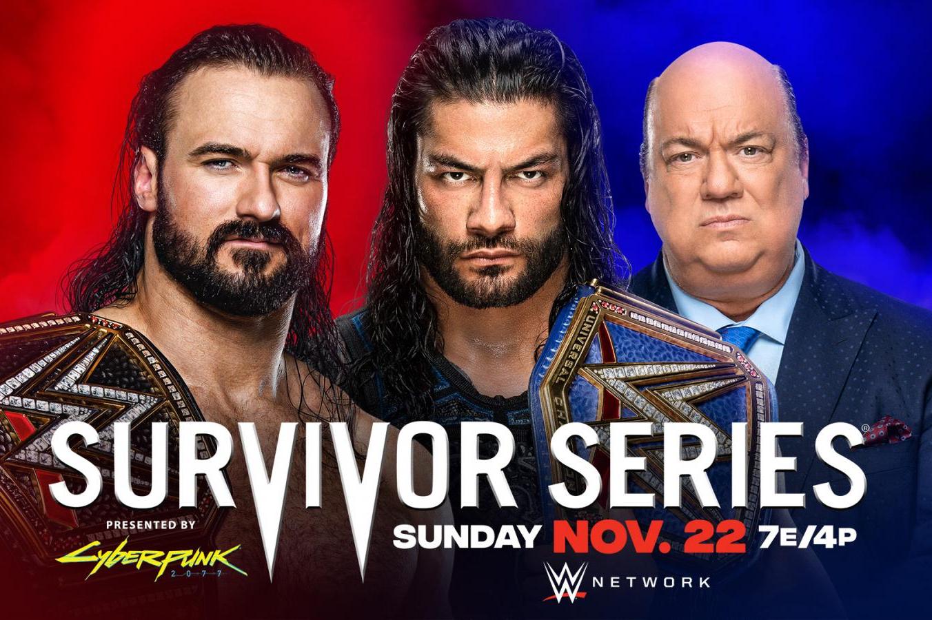 Updated 2020 WWE Survivor Series Match Card Ahead of PPV