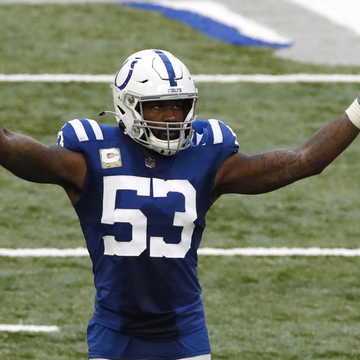 Colts LB Leonard Sends Signed Jersey, 'Best LBs In The Game' Message To  49ers' Fred Warner