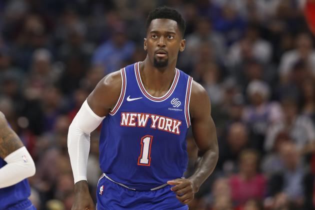 New York Knicks forward Bobby Portis during the first quarter of an NBA basketball game against the Sacramento Kings in Sacramento, Calif., Friday, Dec. 13, 2019. The Kings won 103-101. (AP Photo/Rich Pedroncelli)