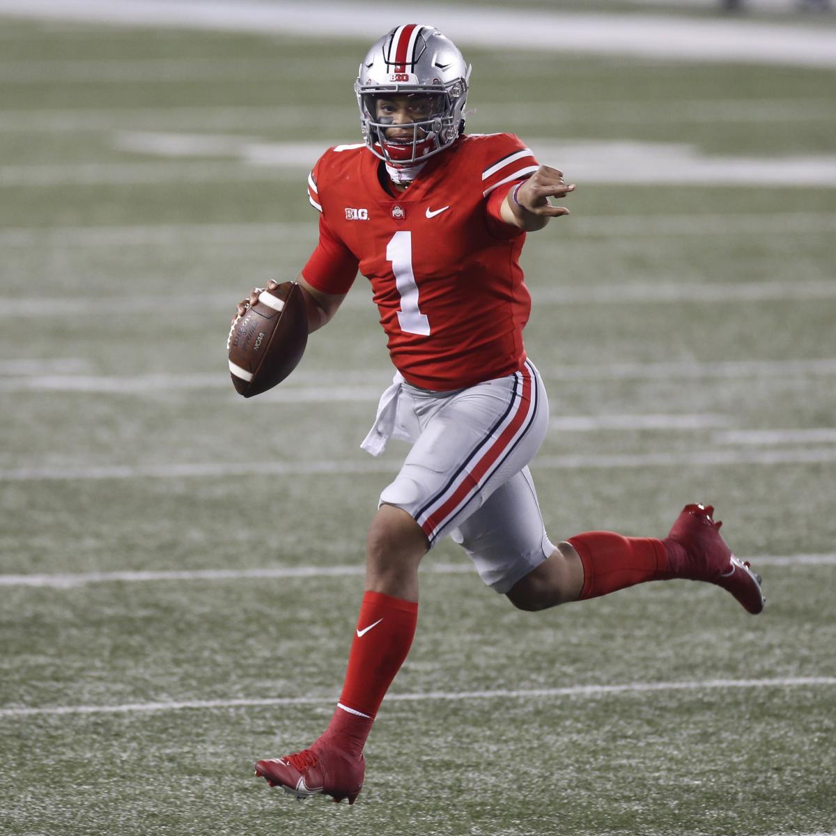 Justin Fields, No. 3 OSU Outlast Michael Penix Jr., No. 9 ...