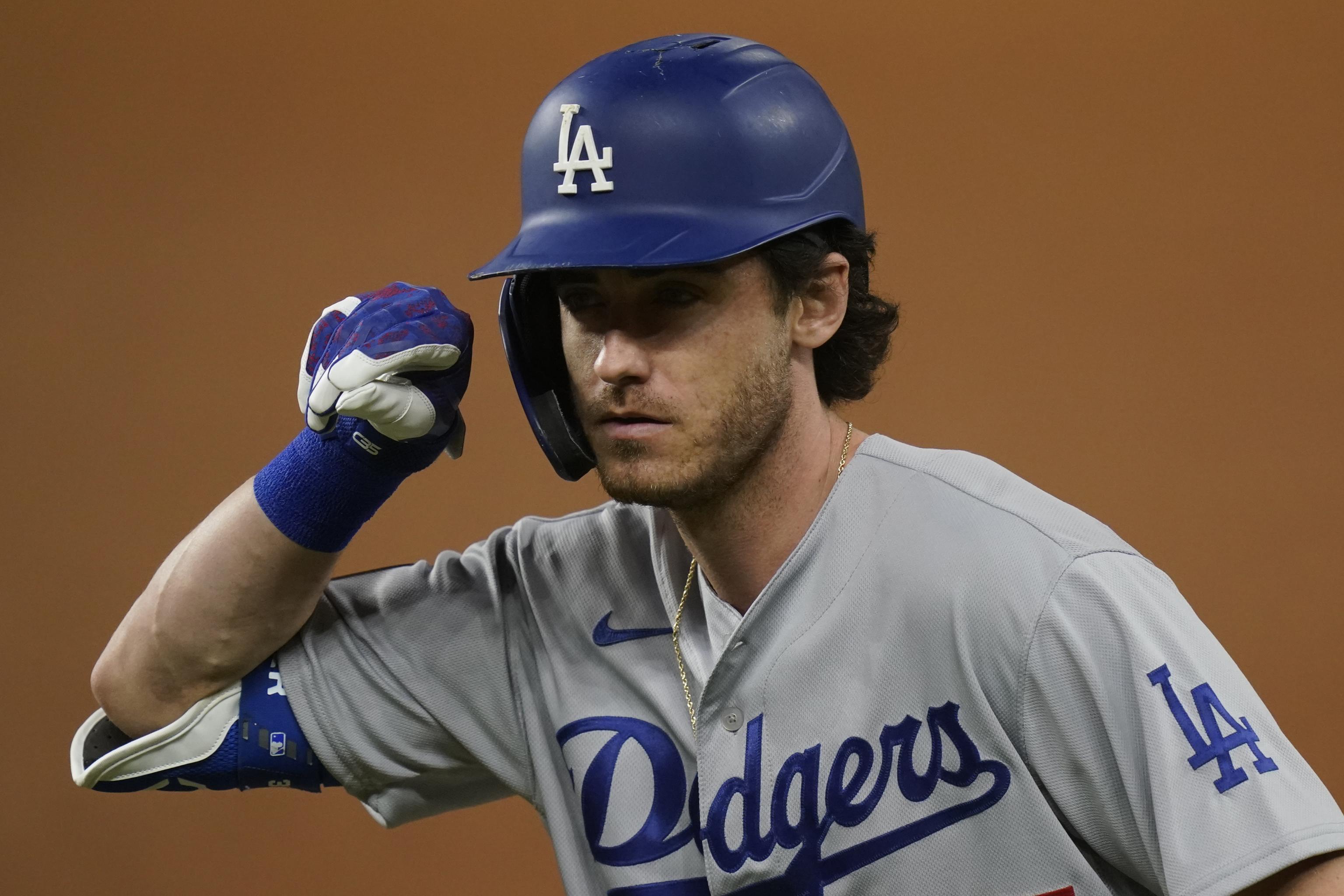 Dodgers' Cody Bellinger dislocated shoulder celebrating Game 7 home run