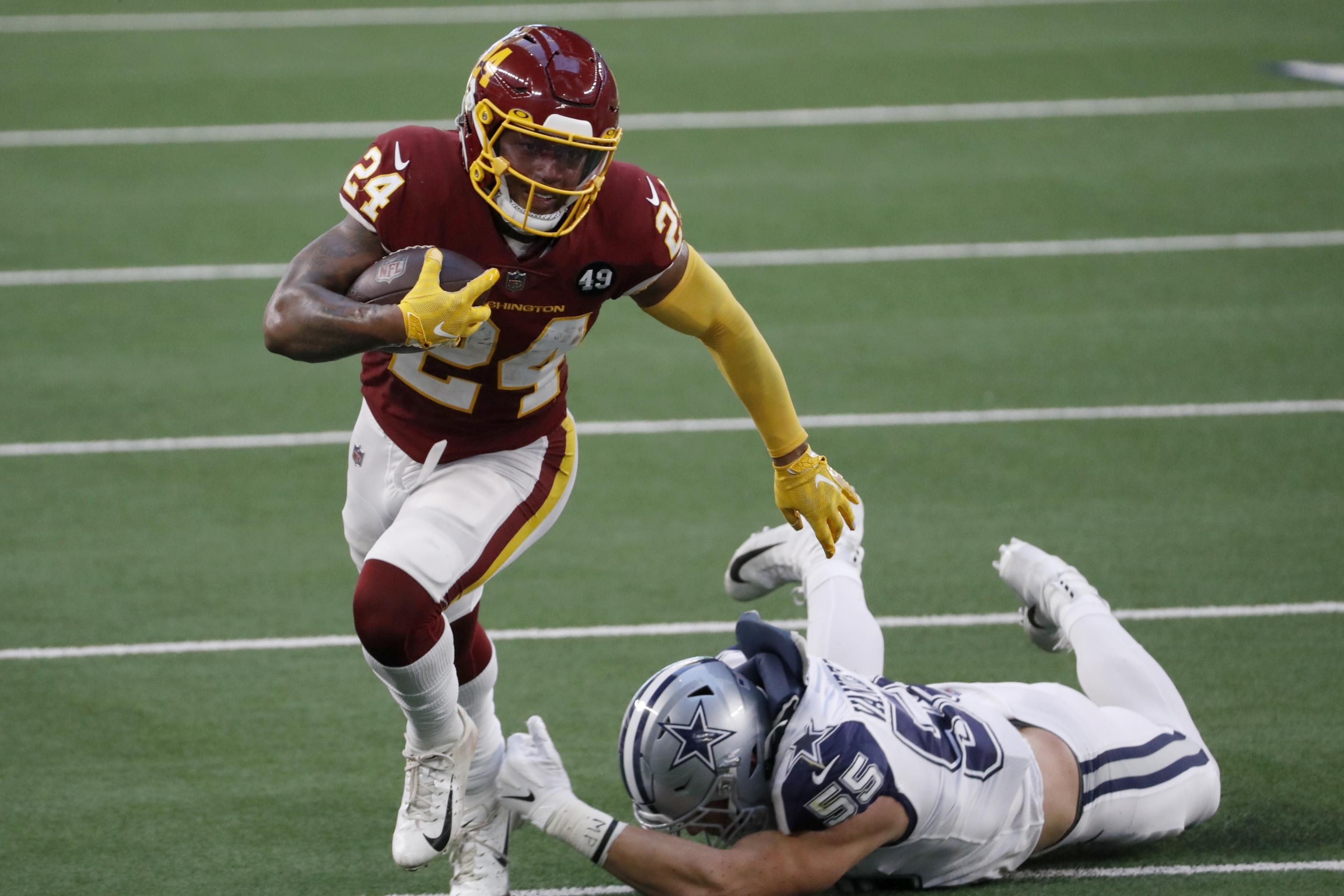 Washington RB Antonio Gibson shows 'so much potential and ability' with  3-TD day vs. Cowboys