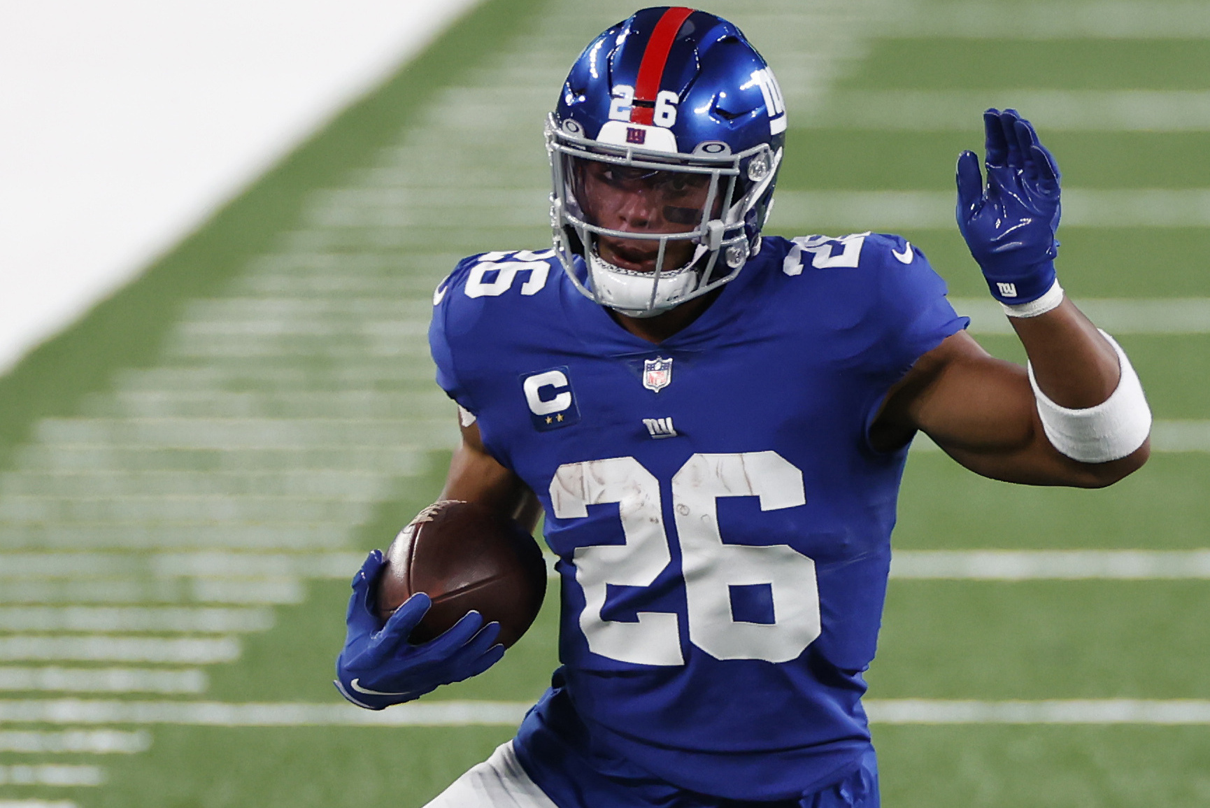 Saquon Barkley Has 'No Target Date in Mind' for Return to Giants from ...