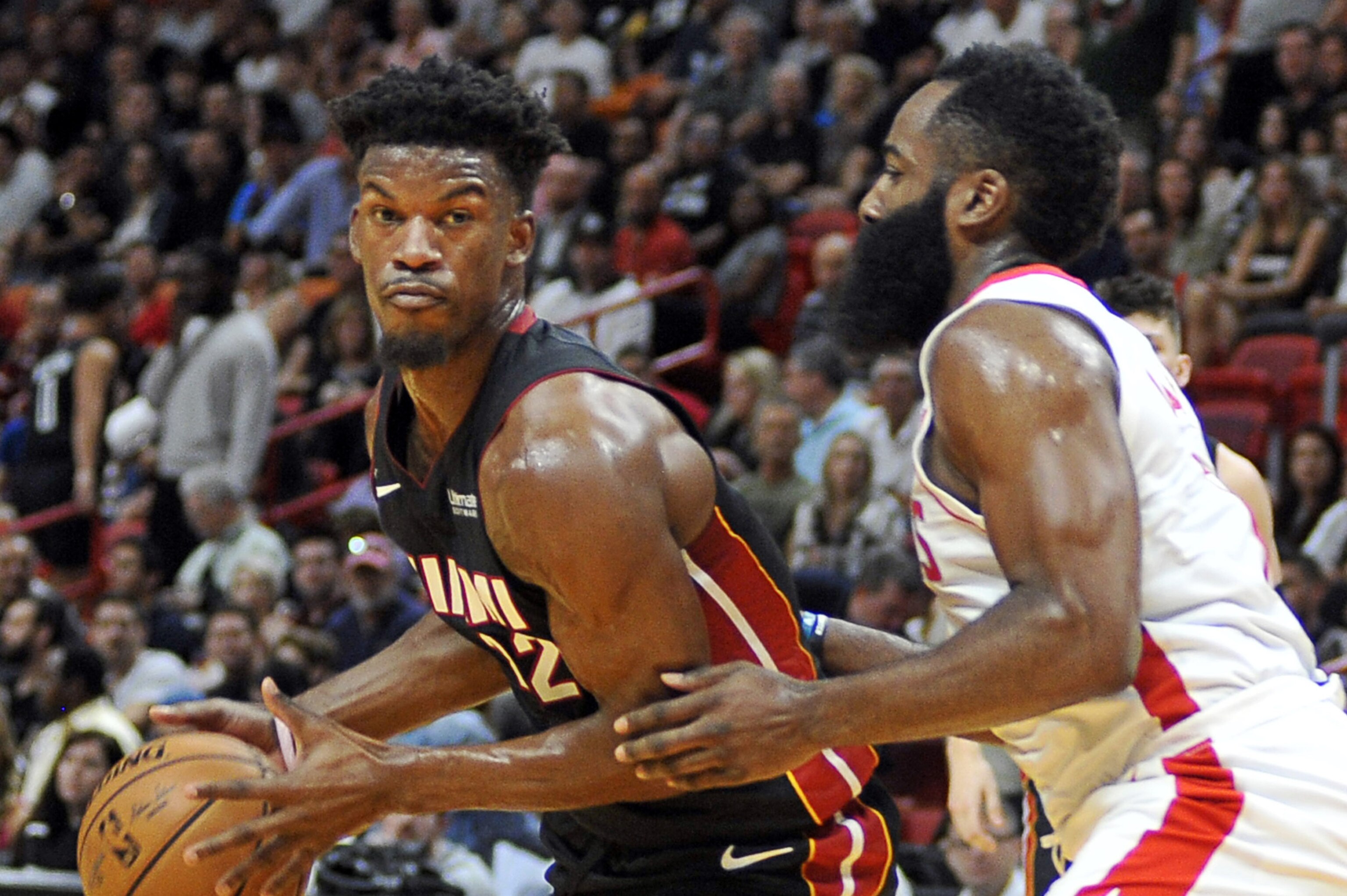 Jimmy Butler Says He Just Wants James Harden To Be Happy Amid Trade Rumors Bleacher Report Latest News Videos And Highlights
