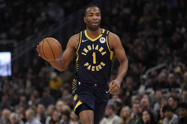 Indiana Pacers' T.J. Warren dribbles during the second half of an NBA basketball game against the Milwaukee Bucks Wednesday, March 4, 2020, in Milwaukee. The Bucks won 119-100. (AP Photo/Morry Gash)