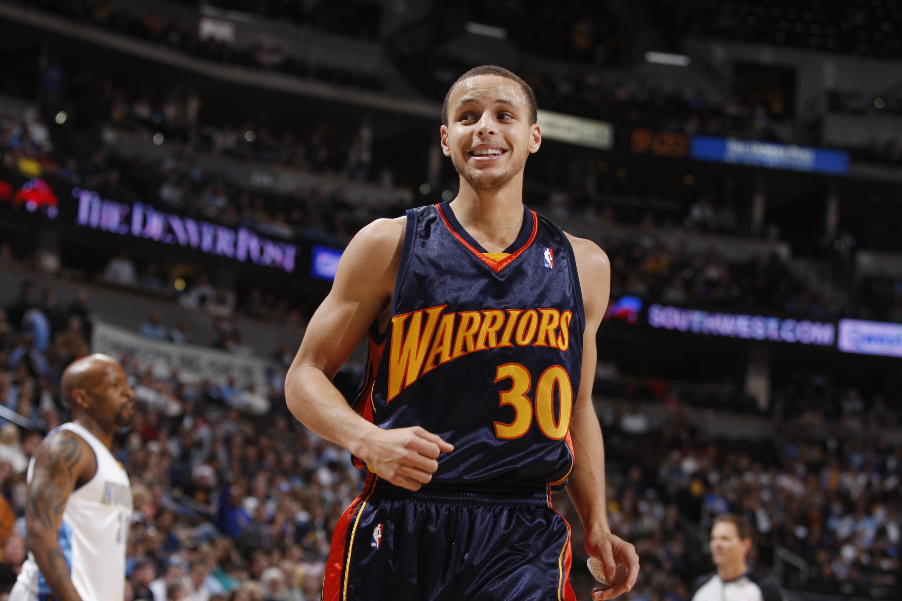 What were Steph Curry's stats during his rookie year? All you need