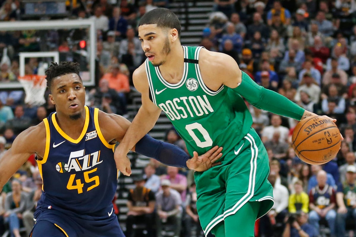 Jayson Tatum, Donovan Mitchell Joke About Celtics Star's ...