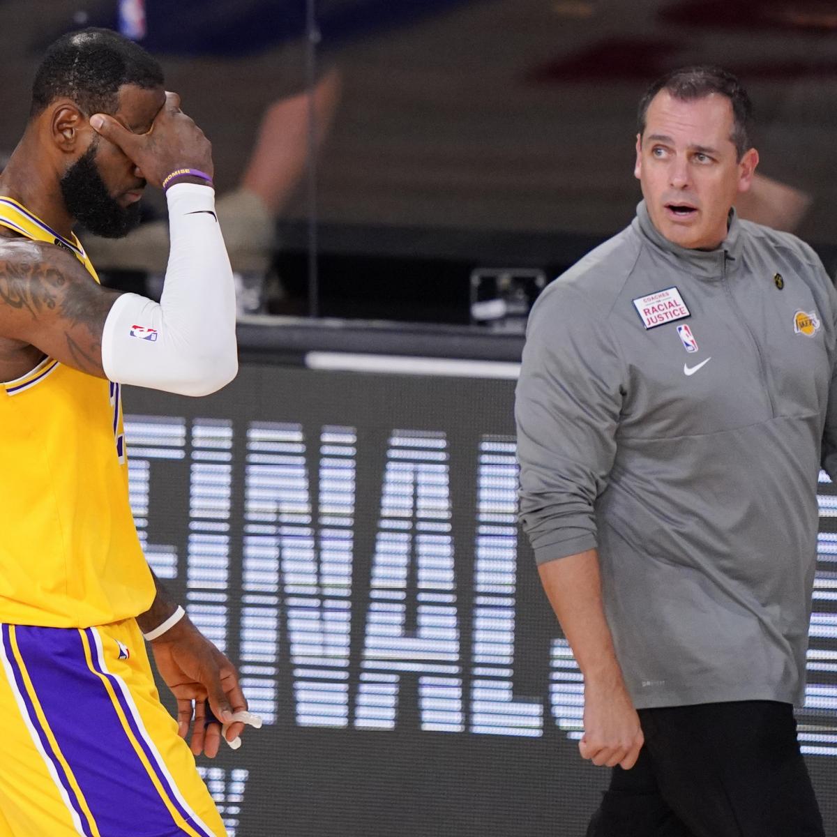 Lakers' Frank Vogel Says LA Has 1 of Deepest NBA Teams in 'Recent Memory'