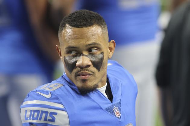 Detroit Lions wide receiver Kenny Golladay is seen during pregame of an NFL football game, Sunday, Nov. 1, 2020, in Detroit. (AP Photo/Tony Ding)
