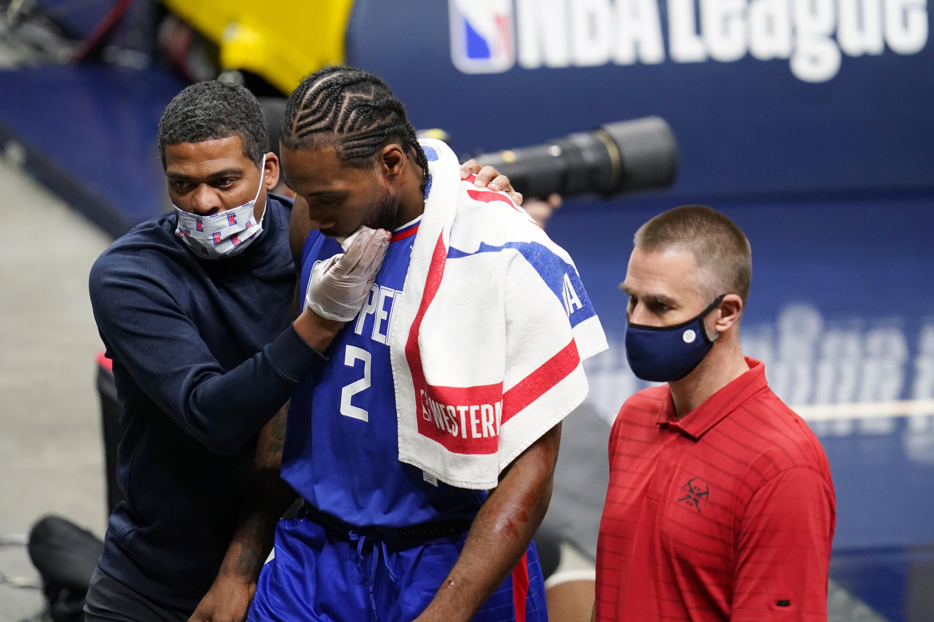 Kawhi Leonard Out For Los Angeles Clippers Vs. Dallas Mavericks With Mouth  Laceration