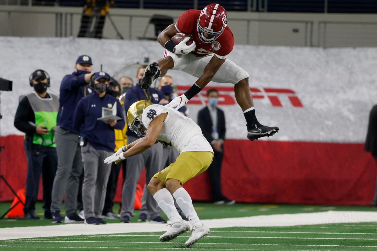 Megan Rapinoe Asked Najee Harris to 'Hurdle Someone ...