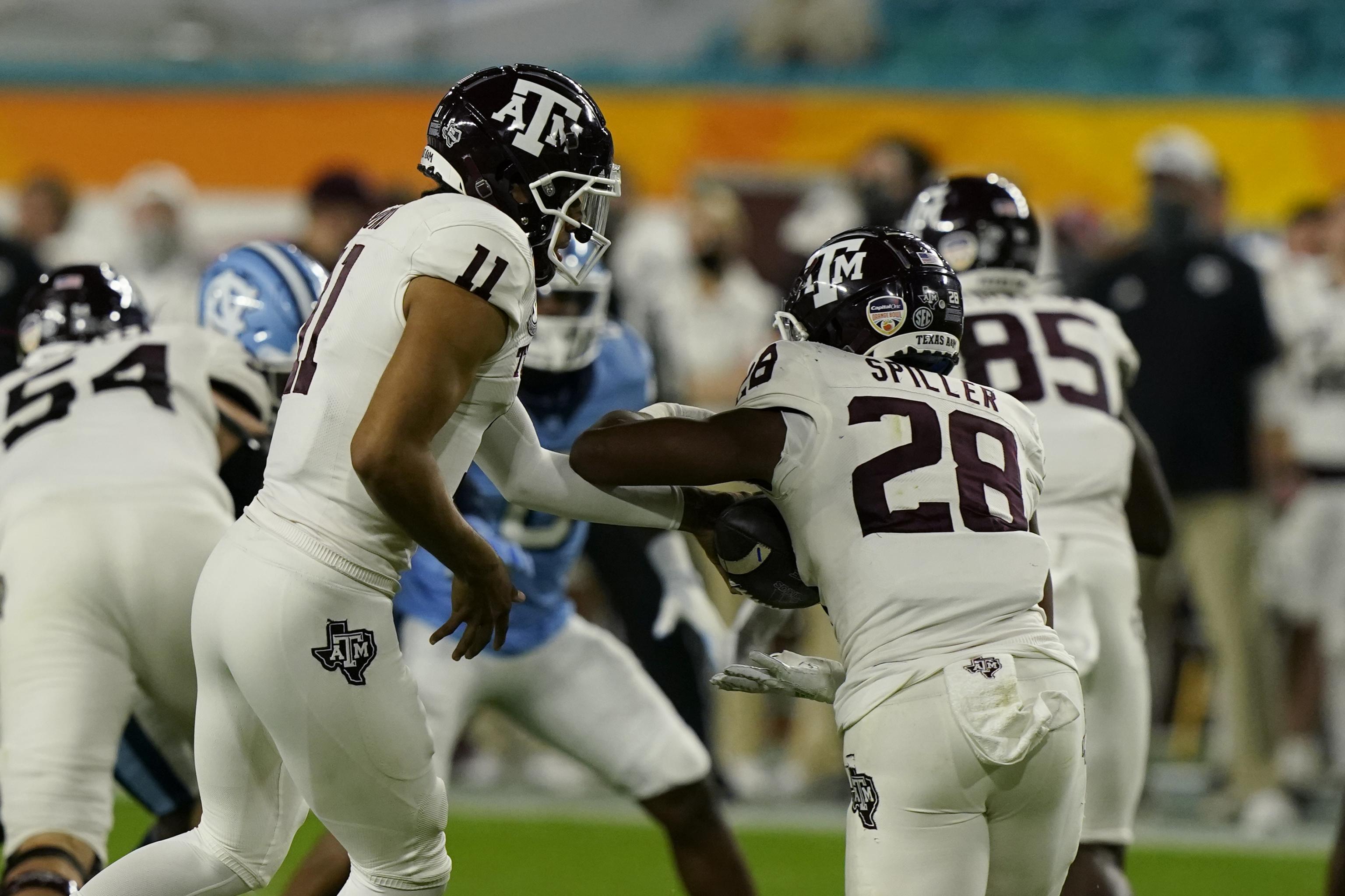 Kellen Mond Powers His Way into the Endzone - Stadium