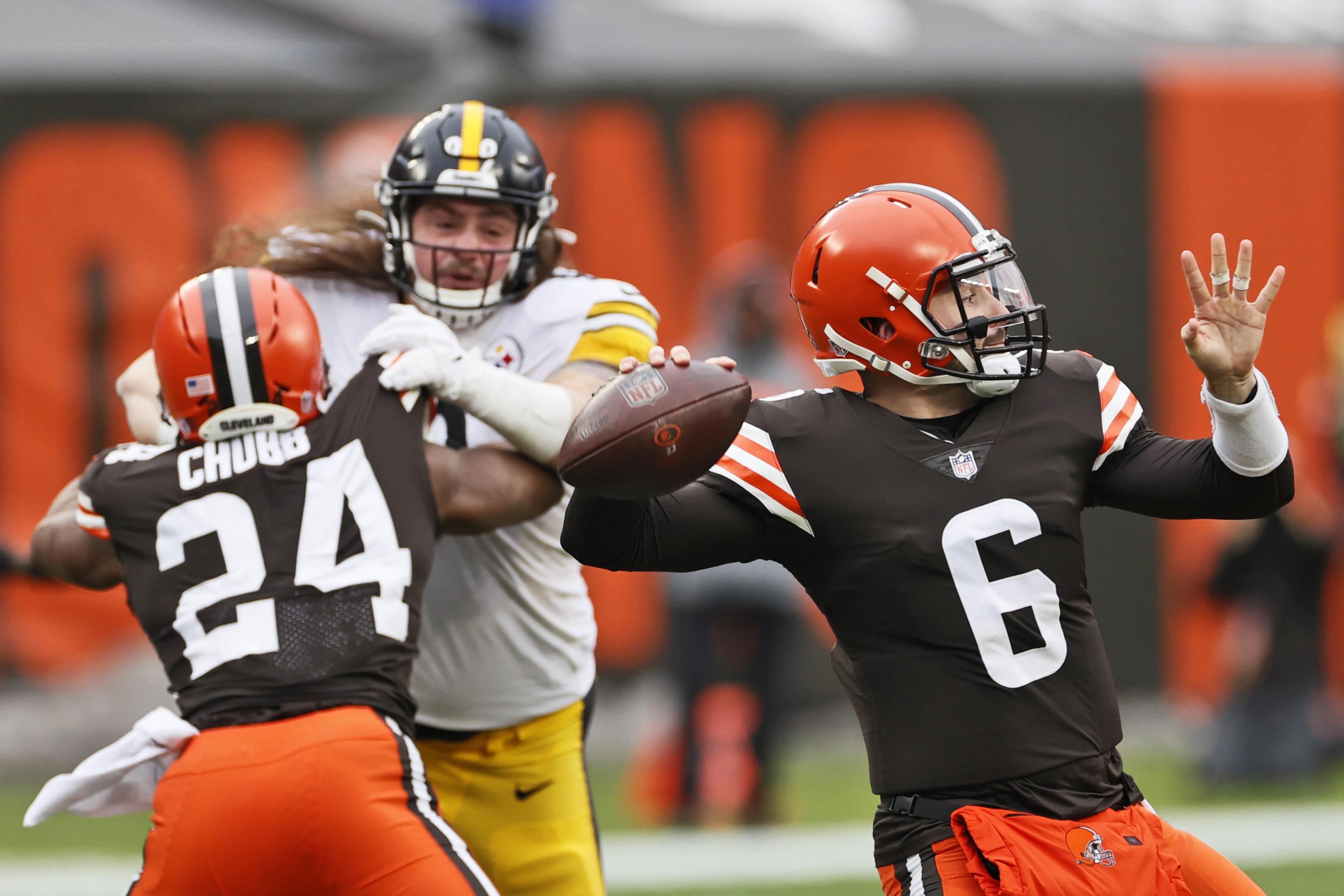 Browns clinch playoff spot for 1st time in 18 years with 24-22 win