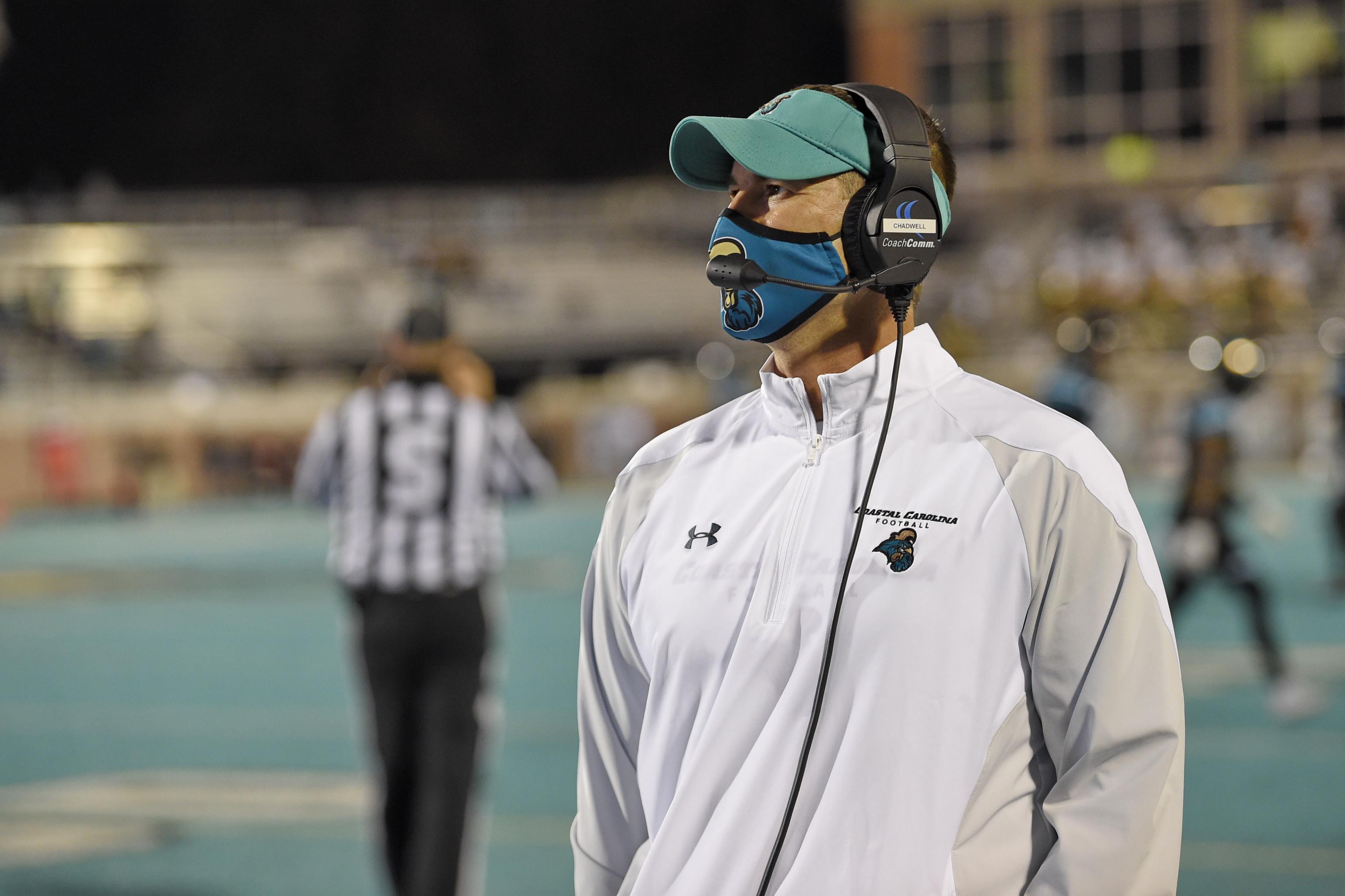 Coastal Carolina's Jamey Chadwell Named 2020 Eddie Robinson Coach of the Year | News, Scores, Highlights, Stats, and Rumors | Bleacher Report Coastal Carolina's Jamey Chadwell Named 2020 Eddie Robinson Coach of the Year | News, Scores, Highlights, Stats, and Rumors | Bleacher Report