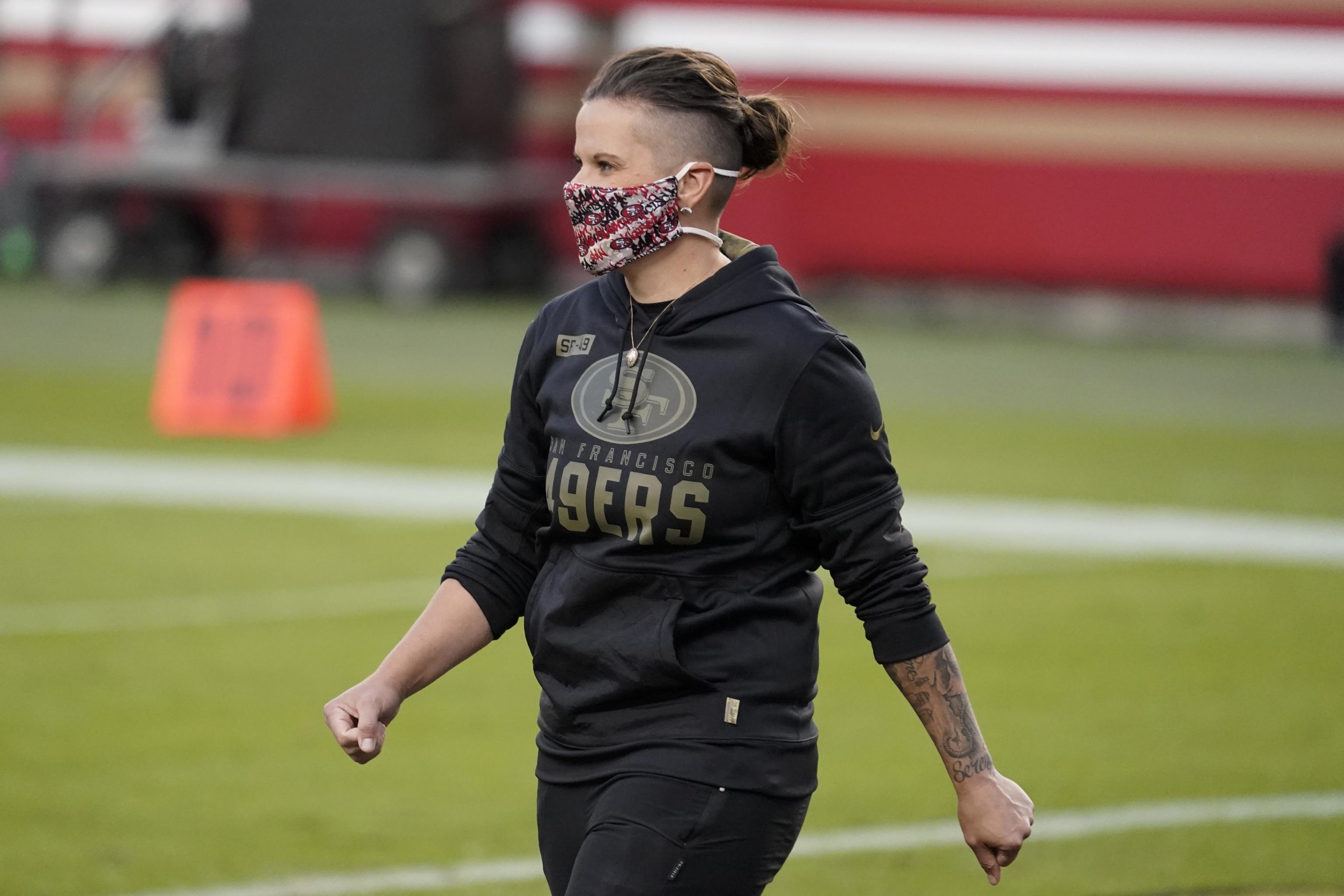 Katie Sowers, first woman to coach in Super Bowl, shares her story