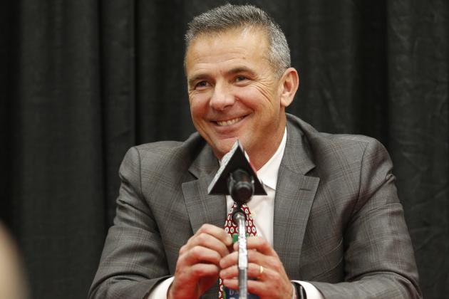 Ohio State NCAA college football head coach Urban Meyer answers questions during a news conference announcing his retirement Tuesday, Dec. 4, 2018, in Columbus, Ohio. (AP Photo/Jay LaPrete)
